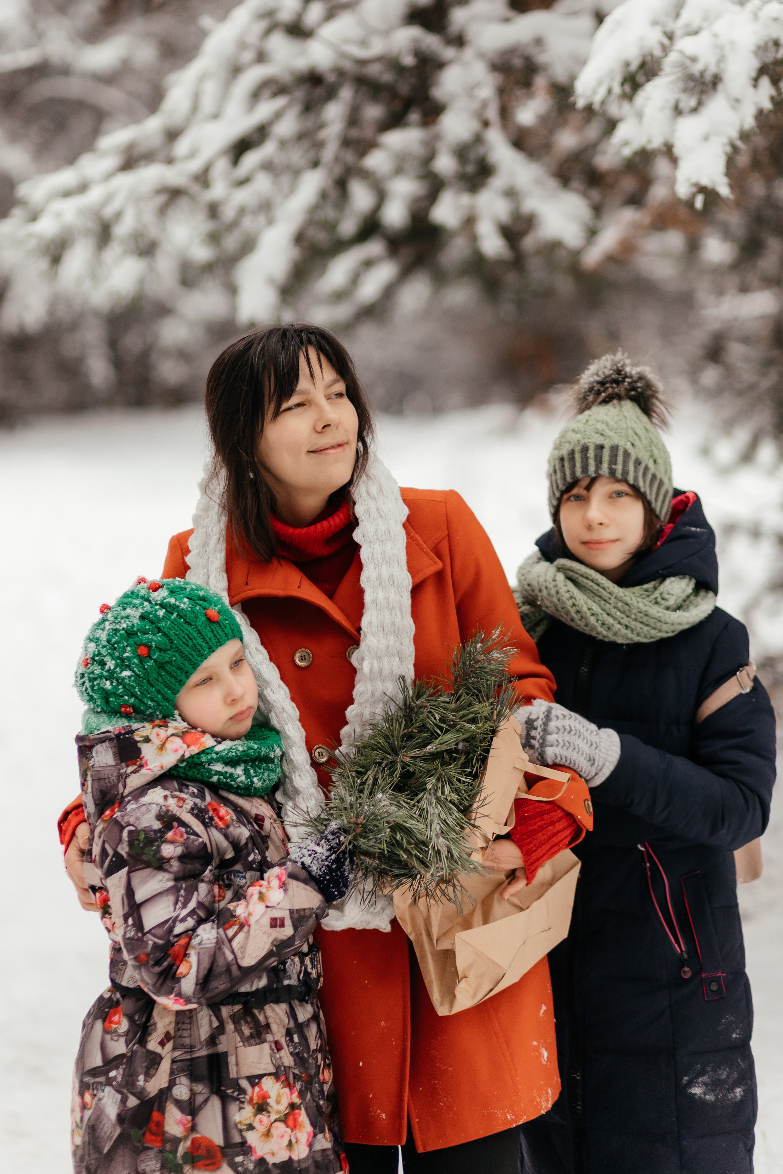 Лес. Сестрички. Семейный фотограф в Минске Приболовец Светлана