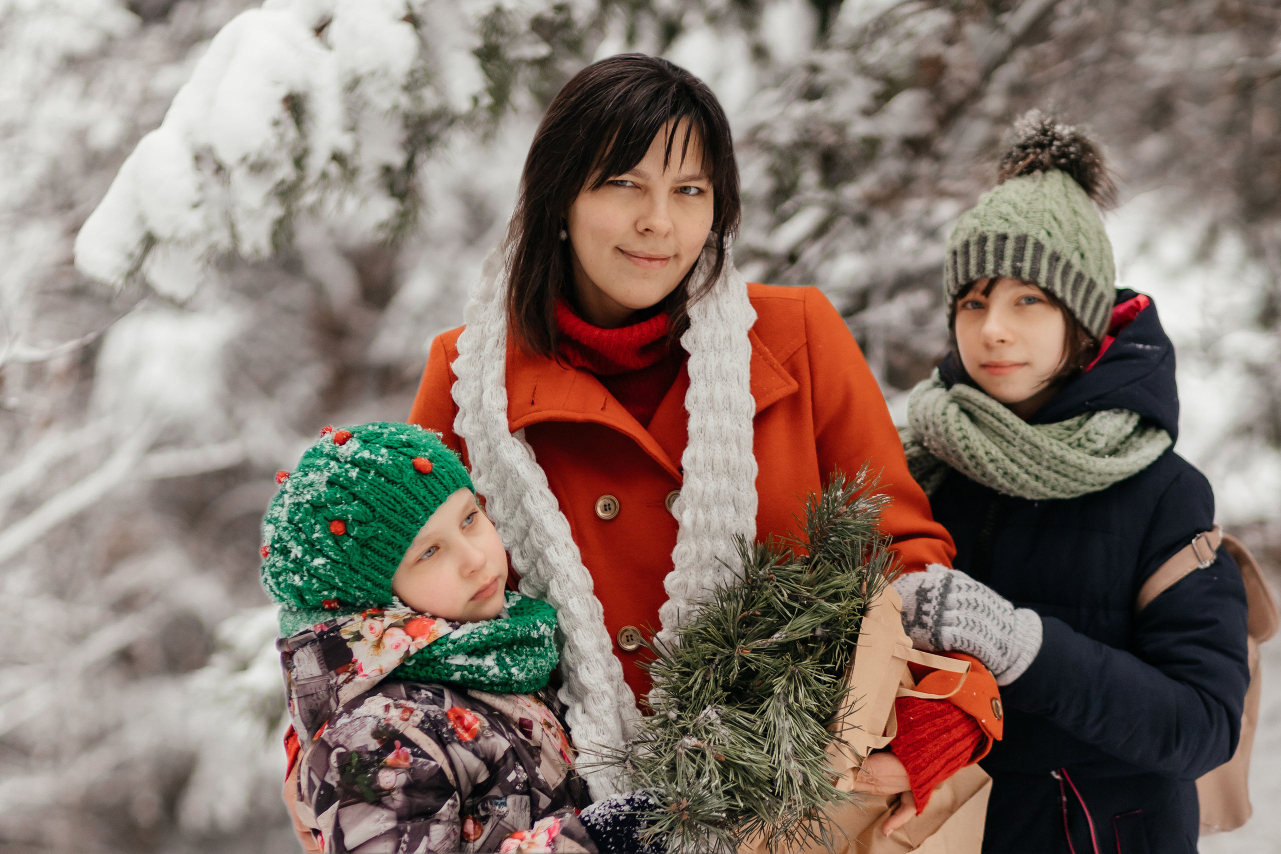 Лес. Сестрички. Семейный фотограф в Минске Приболовец Светлана