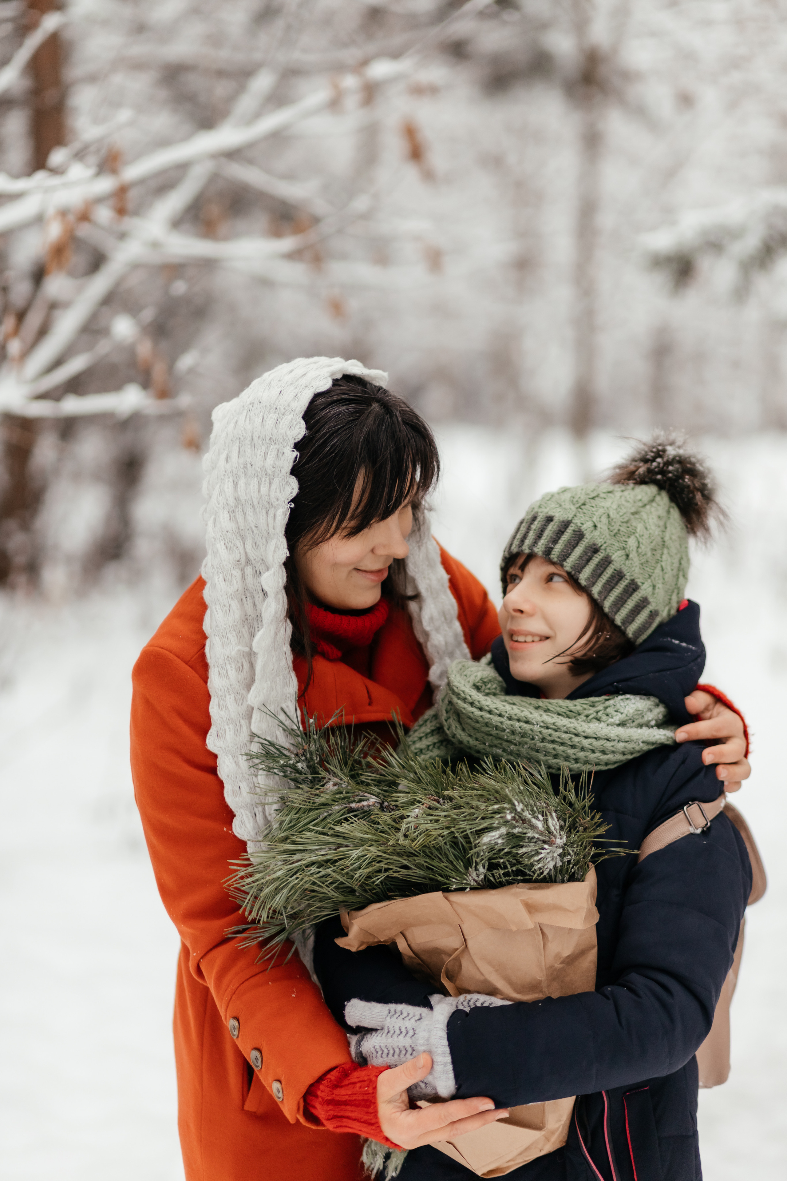Лес. Сестрички. Семейный фотограф в Минске Приболовец Светлана