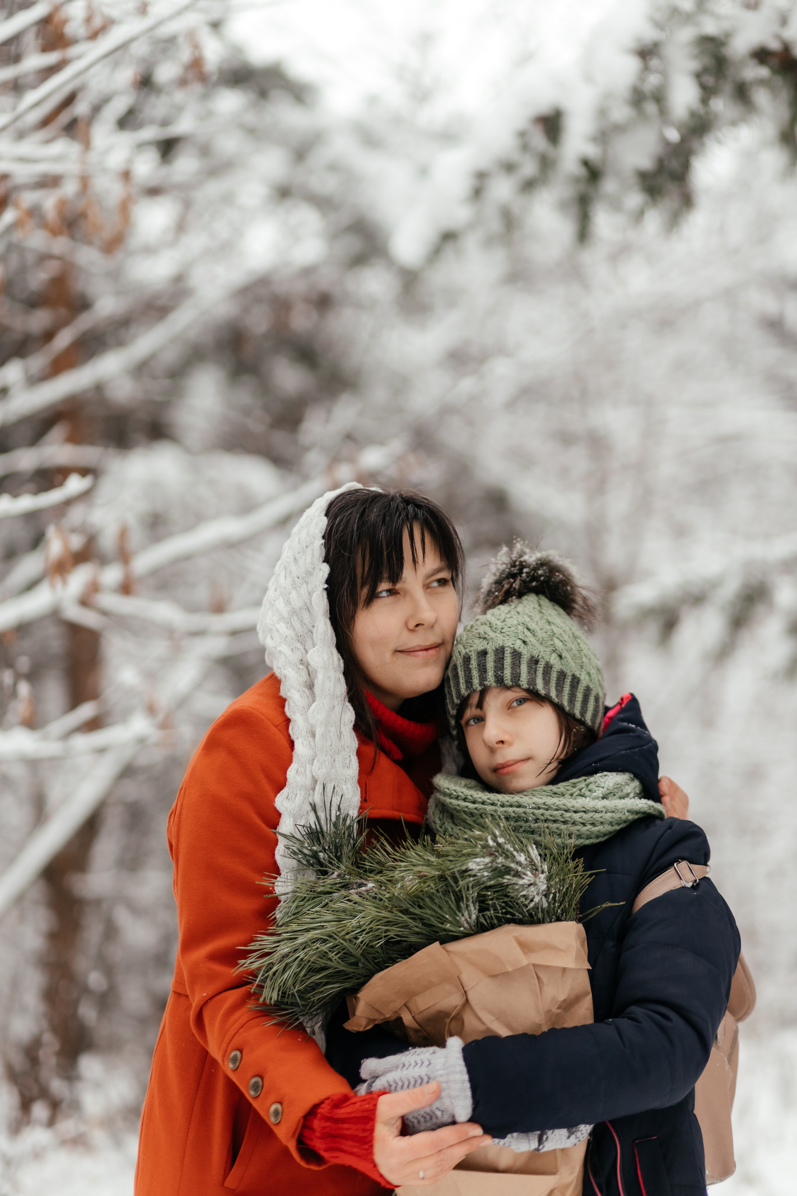 Лес. Сестрички. Семейный фотограф в Минске Приболовец Светлана