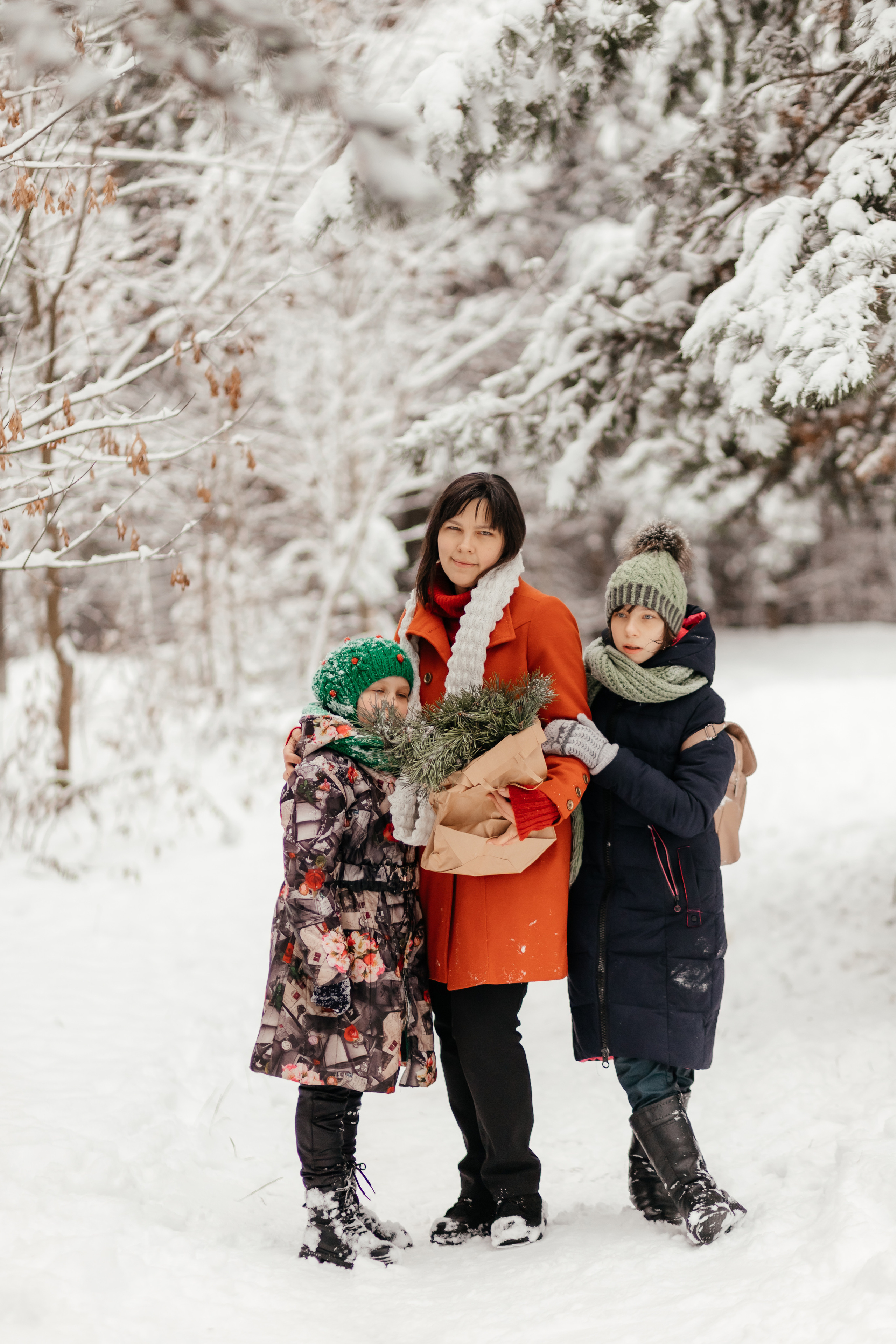 Лес. Сестрички. Семейный фотограф в Минске Приболовец Светлана