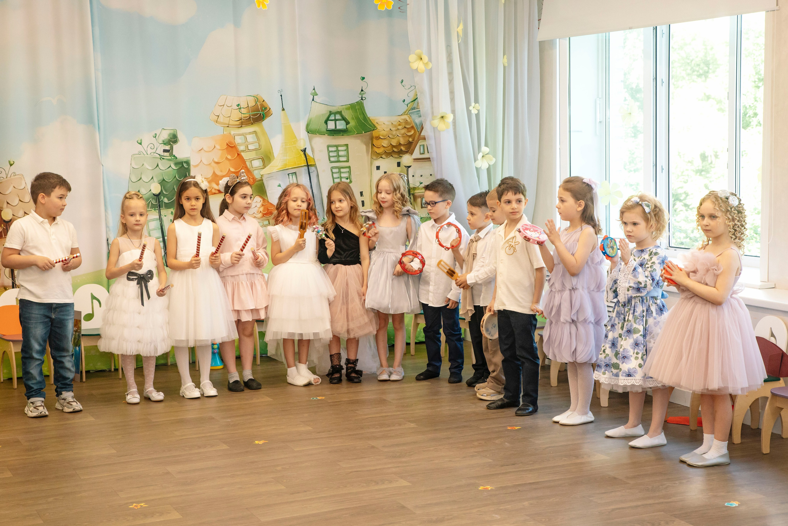 Выпускной в детском саду Маргаритка Курчатовская школа. Фотограф в Москве Яна Полосина