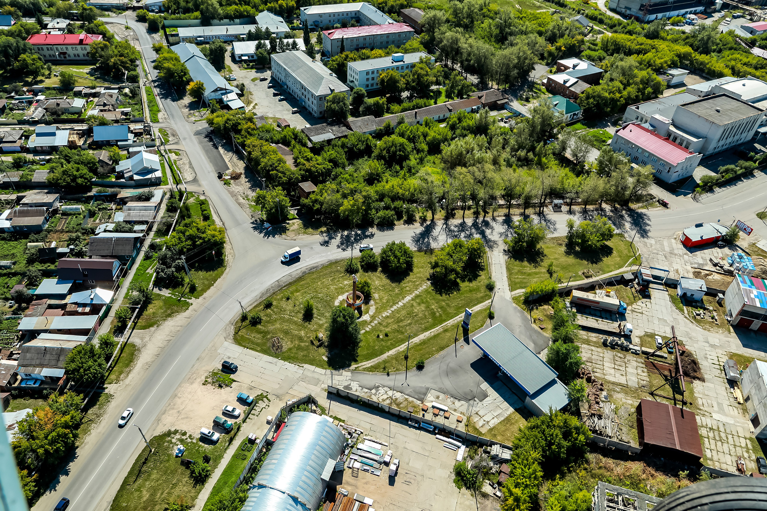 Город с высоты птичьего полёта. Фотограф Андрей Гузеев