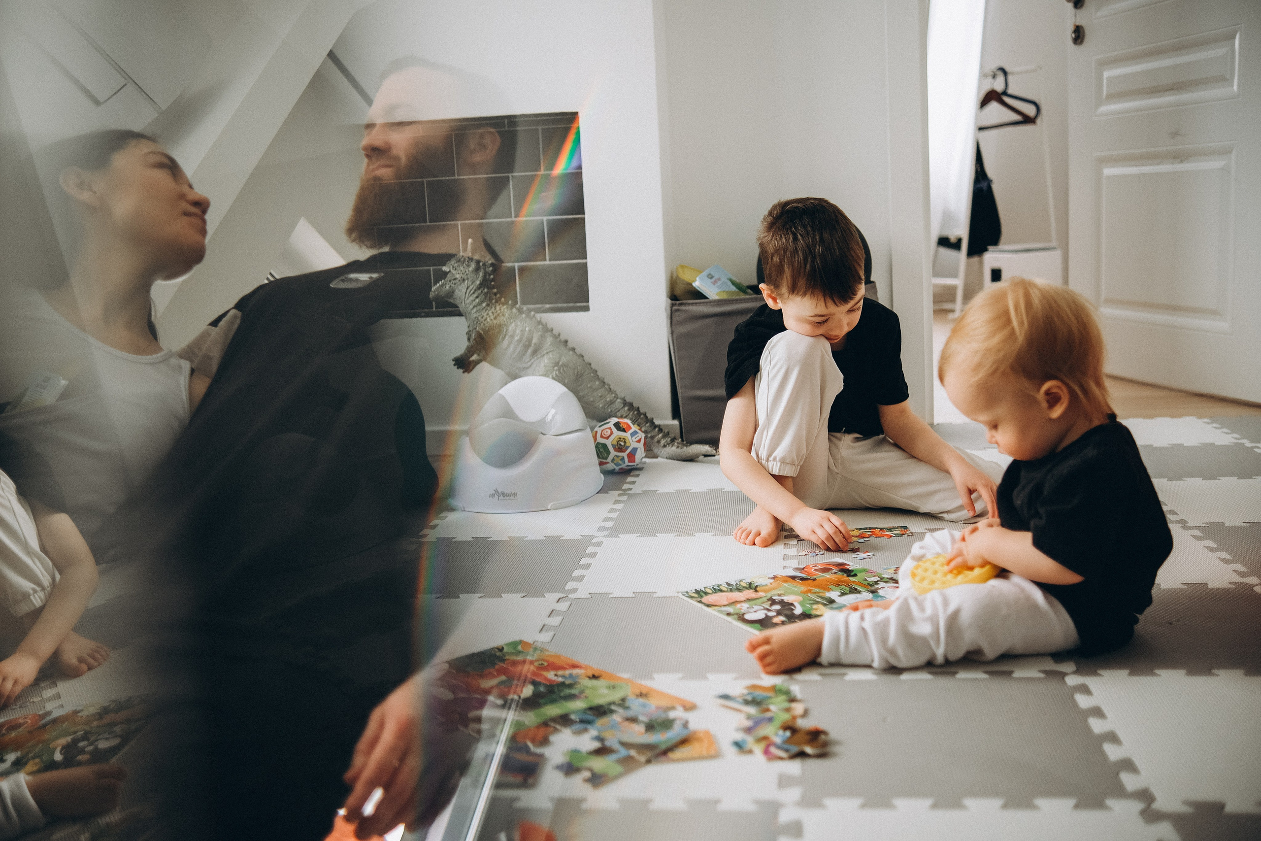 У Ирины дома. Семейный детский ньюборн фотограф в Москве Марта Петрова