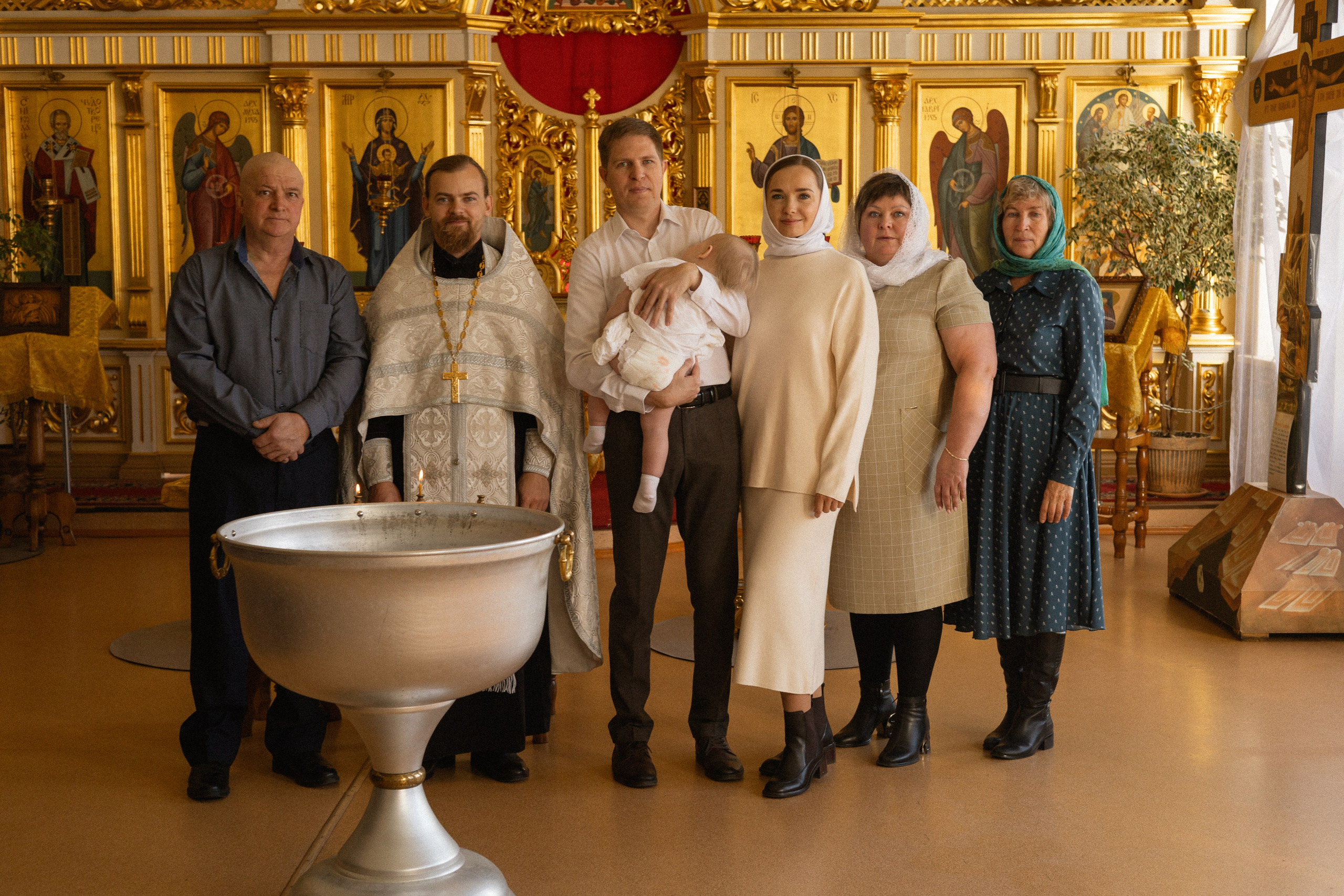 Крещение Лёвы. Фотограф в г. Чита