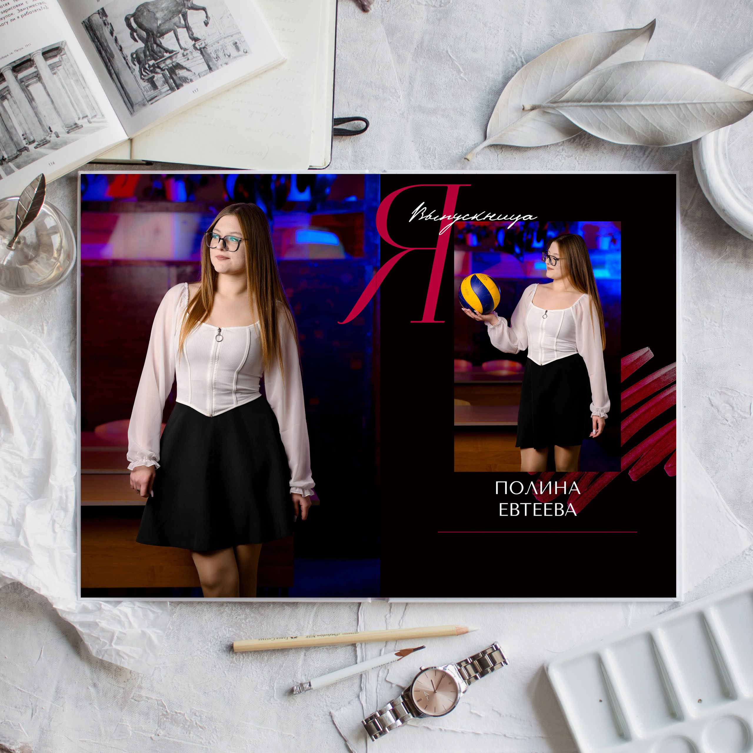 Выпускные фотокниги 9-11 классы. Студия выпускных альбомов Тульская область