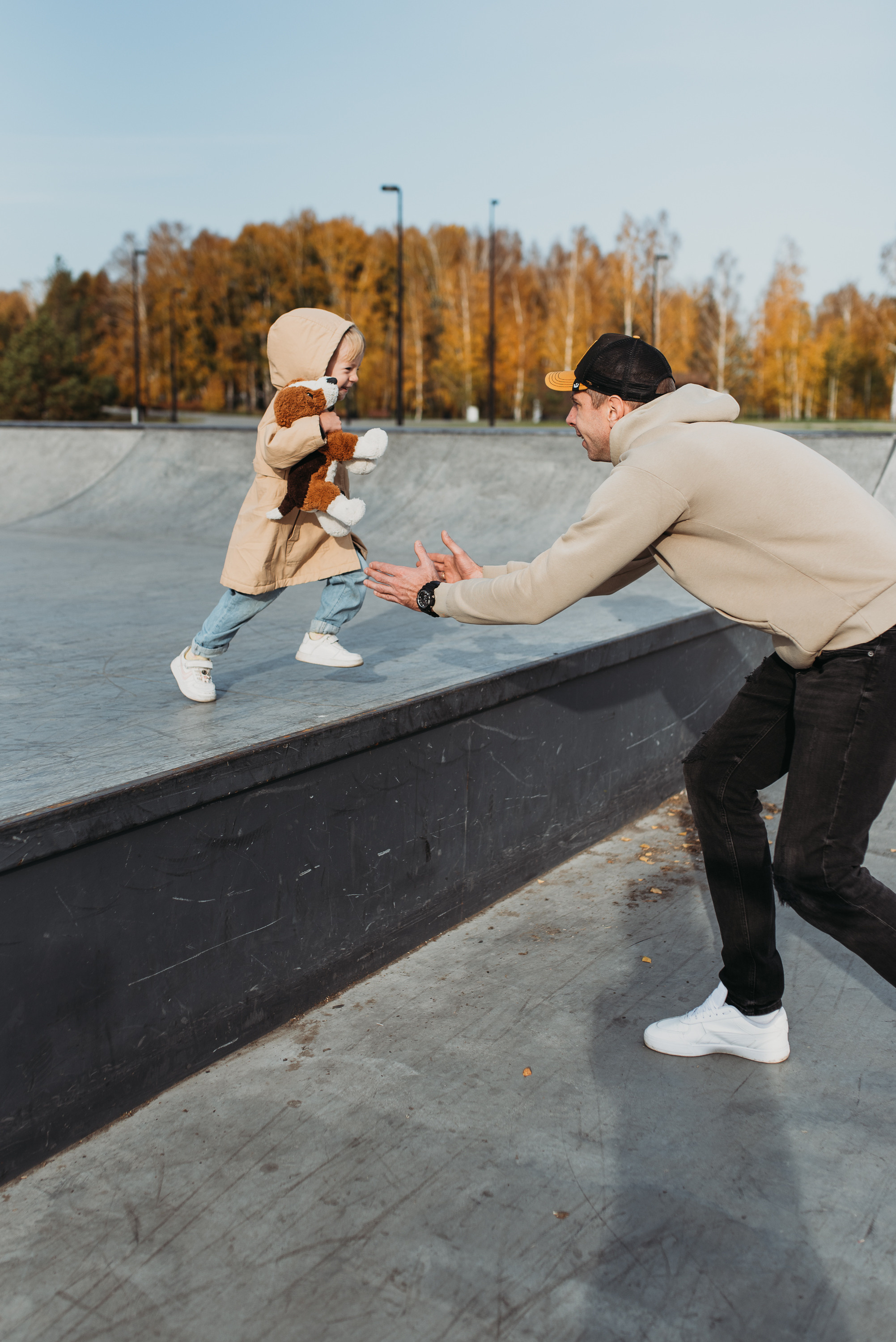 Настя, Рома и Николь в парке «Арена». Семейный и детский фотограф в Новосибирске и Краснообске — Анна Ким
