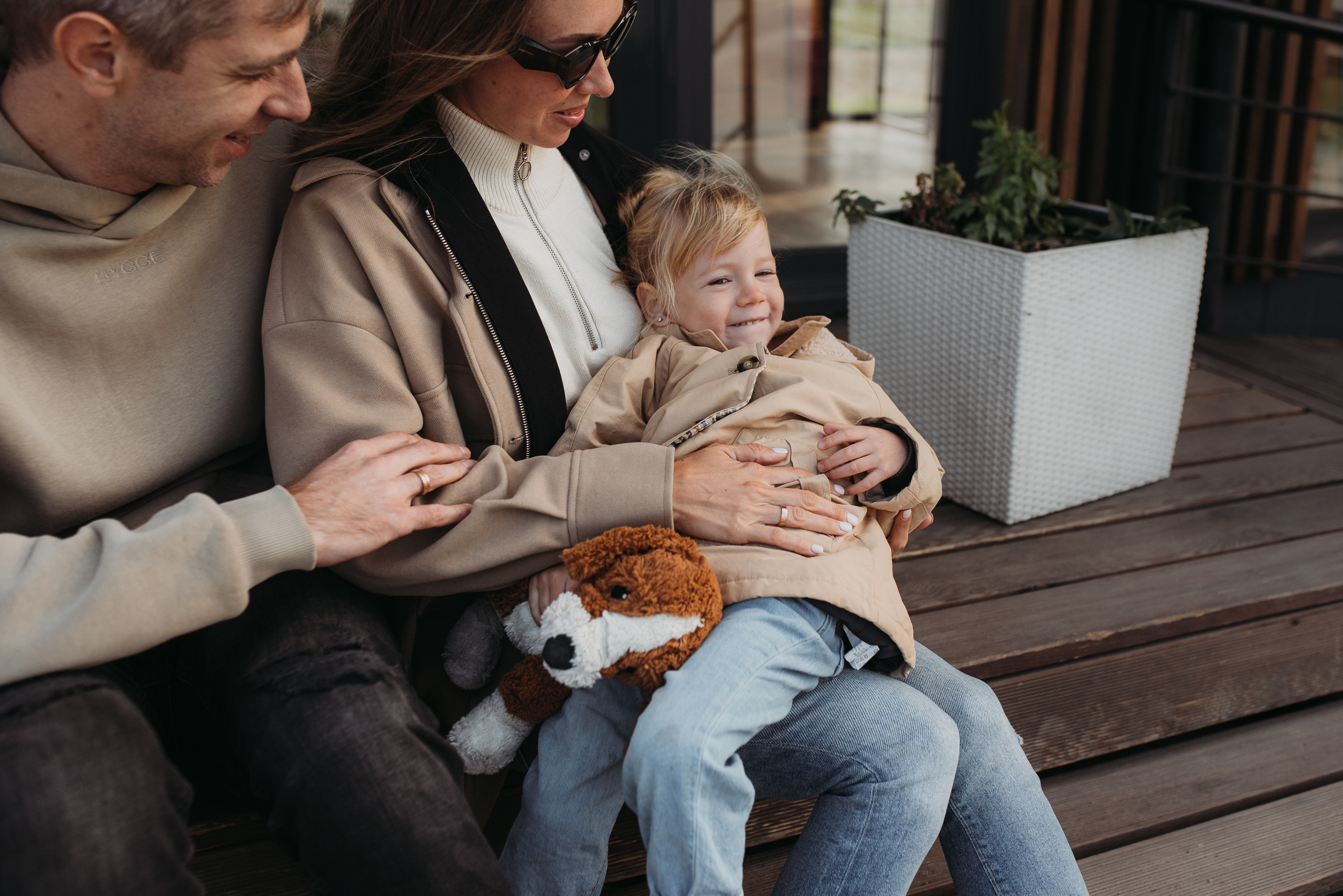 Настя, Рома и Николь в парке «Арена». Семейный и детский фотограф в Новосибирске и Краснообске — Анна Ким