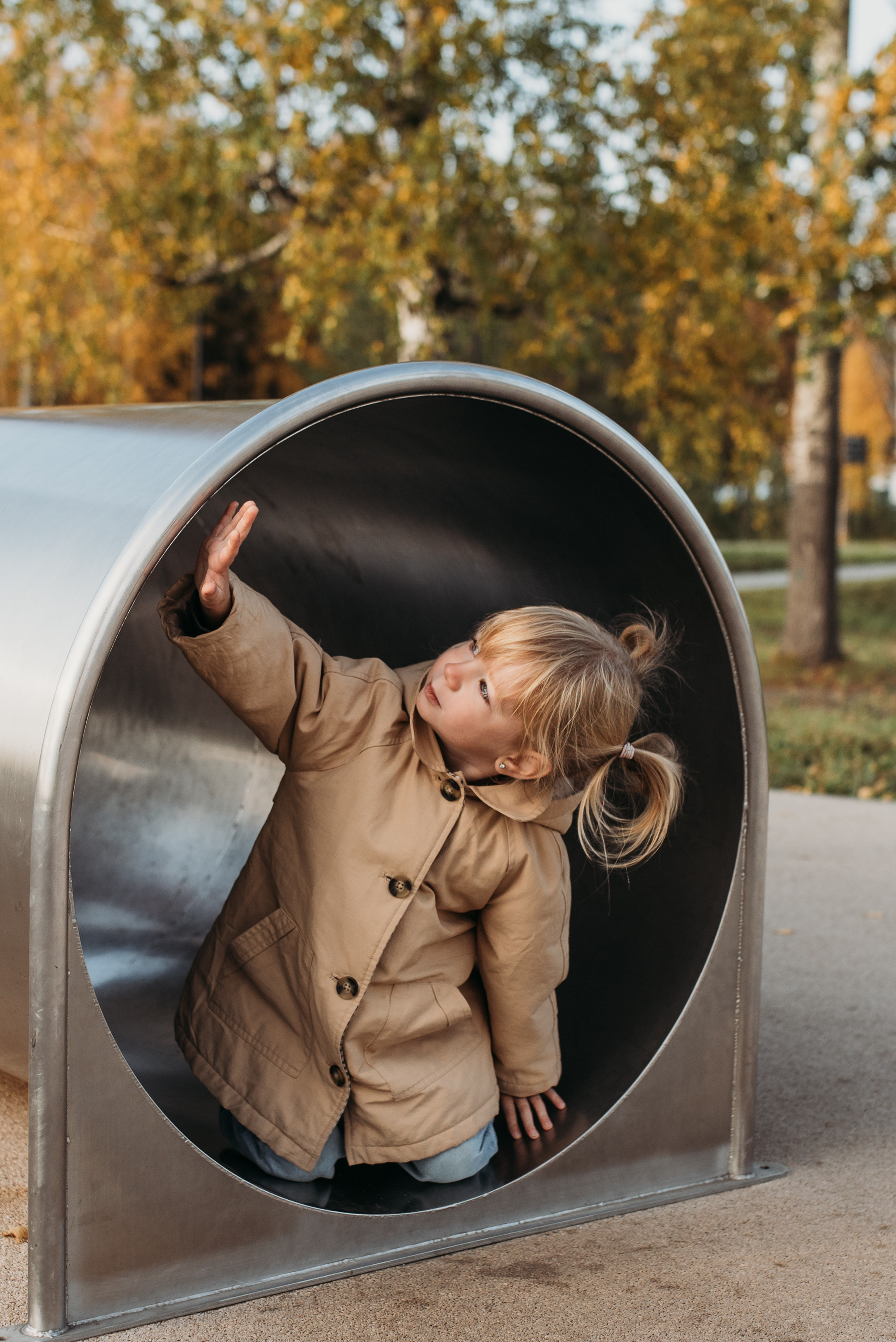 Настя, Рома и Николь в парке «Арена». Семейный и детский фотограф в Новосибирске и Краснообске — Анна Ким