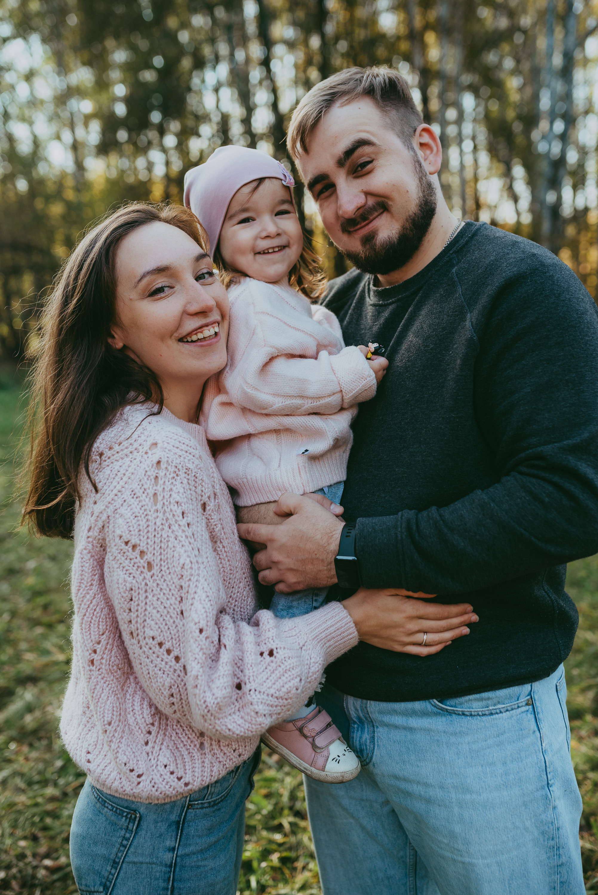 Настя, Игорь и Алисочка. Семейный и детский фотограф в Новосибирске и Краснообске — Анна Ким