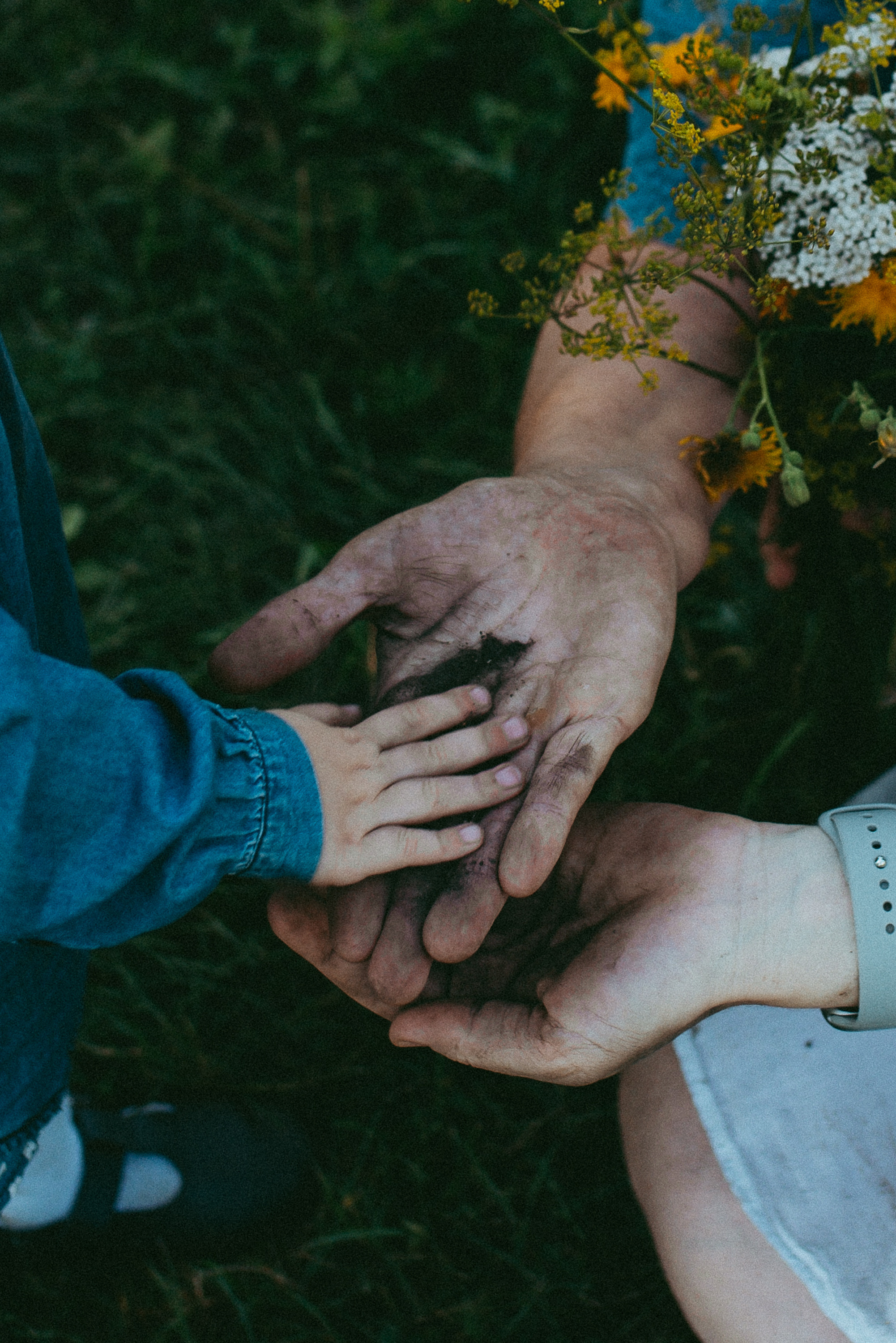 Ира, Верочка и любимая бабушка Валя. Семейный и детский фотограф в Новосибирске и Краснообске — Анна Ким