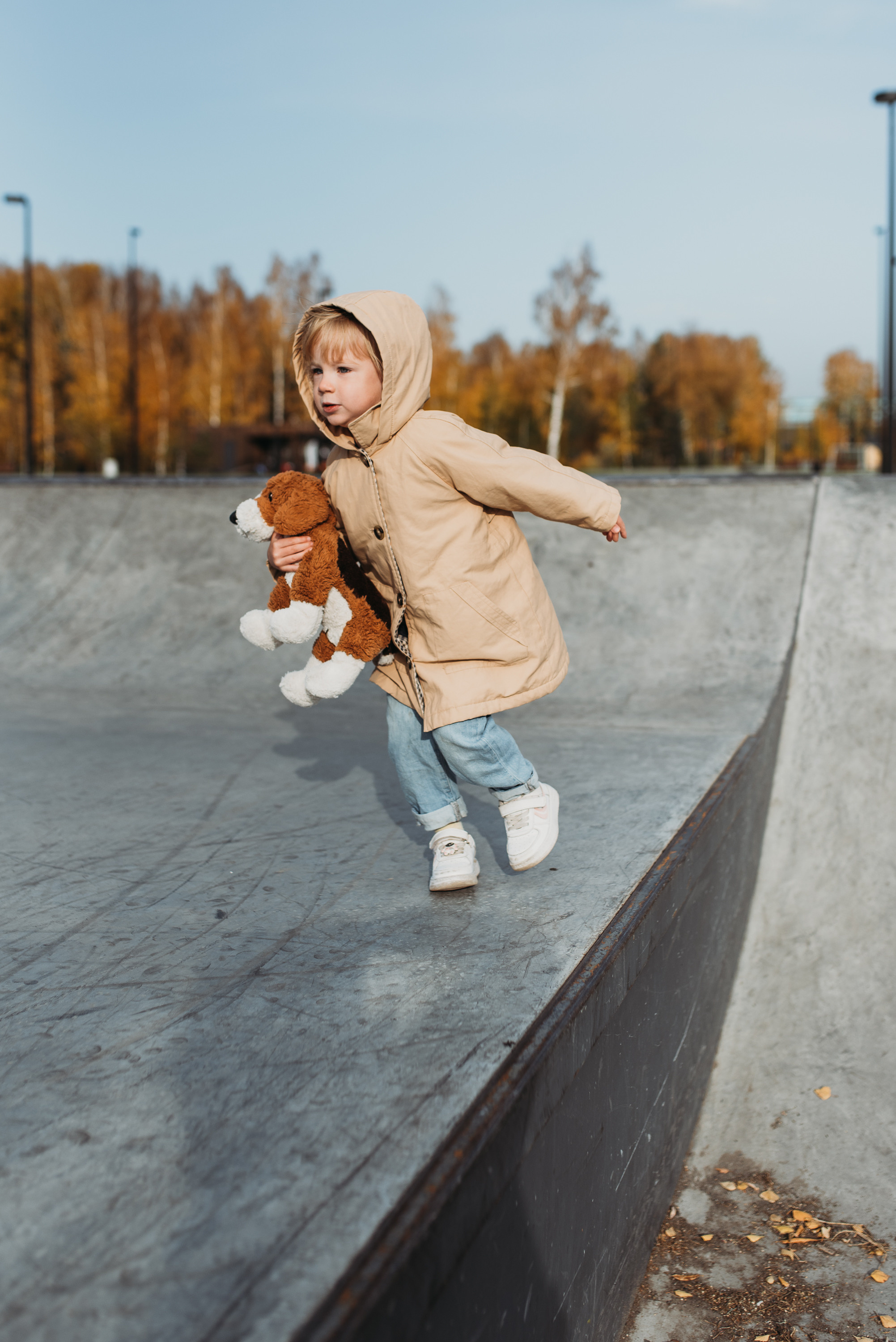 Настя, Рома и Николь в парке «Арена». Семейный и детский фотограф в Новосибирске и Краснообске — Анна Ким