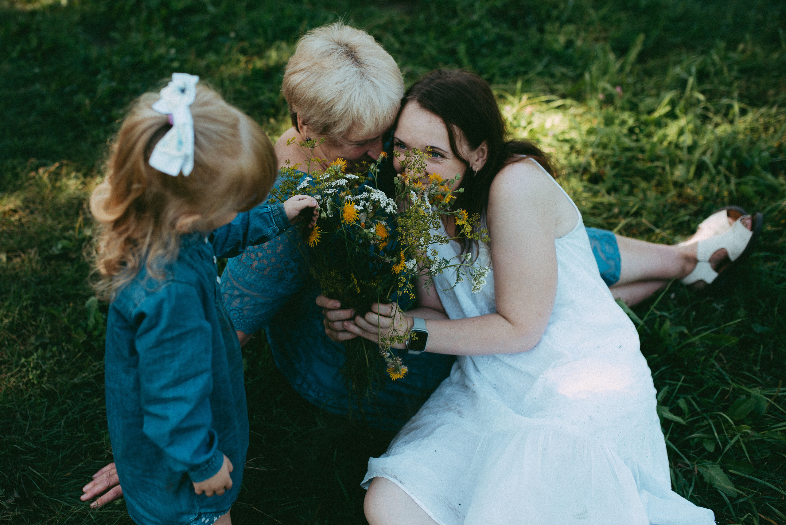 Ира, Верочка и любимая бабушка Валя. Семейный и детский фотограф в Новосибирске и Краснообске — Анна Ким
