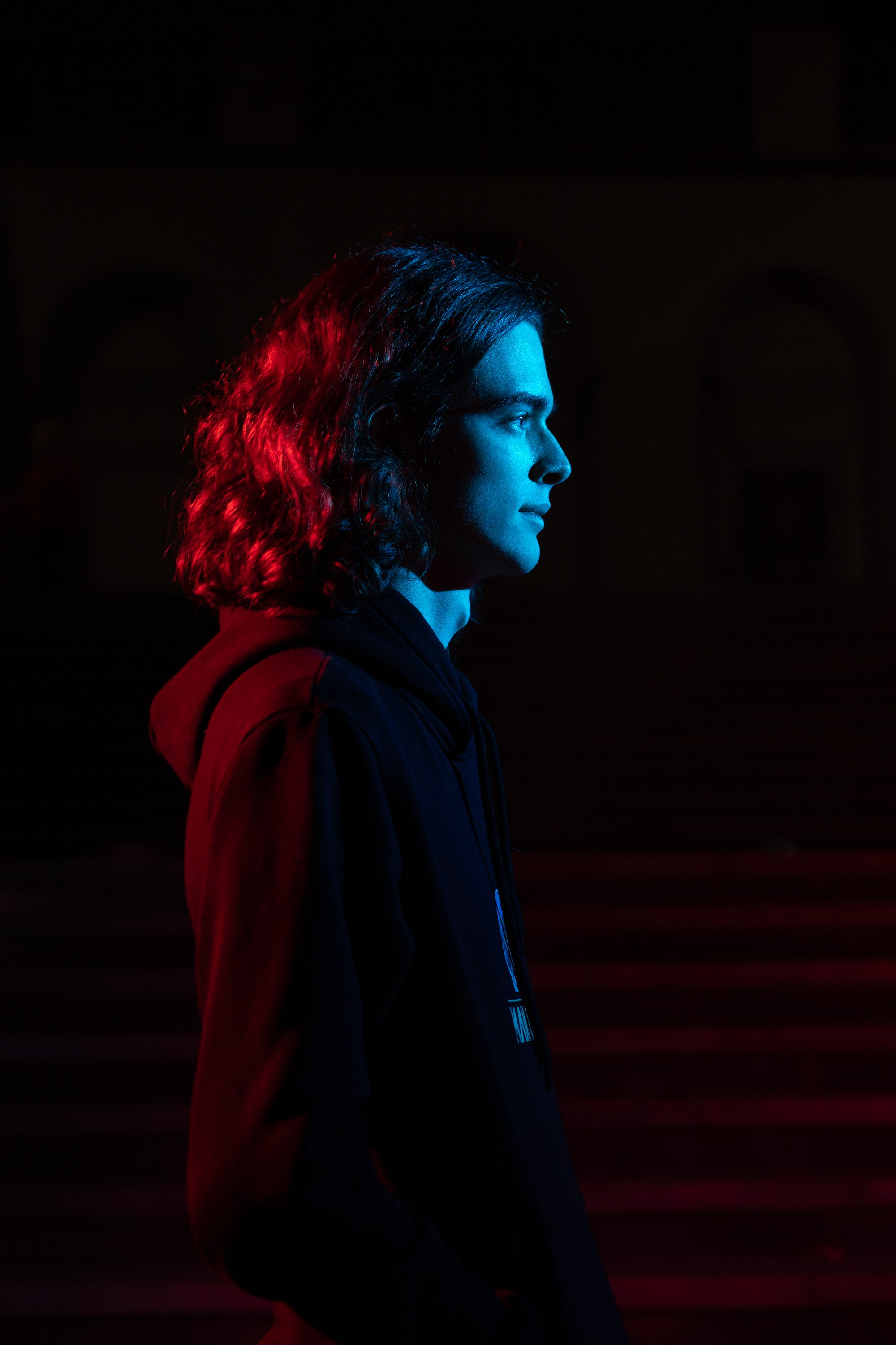 Фотосессия с неоновым светом и вспышками. Свадебный и портретный фотограф в Воронеже Нестеренко Илья