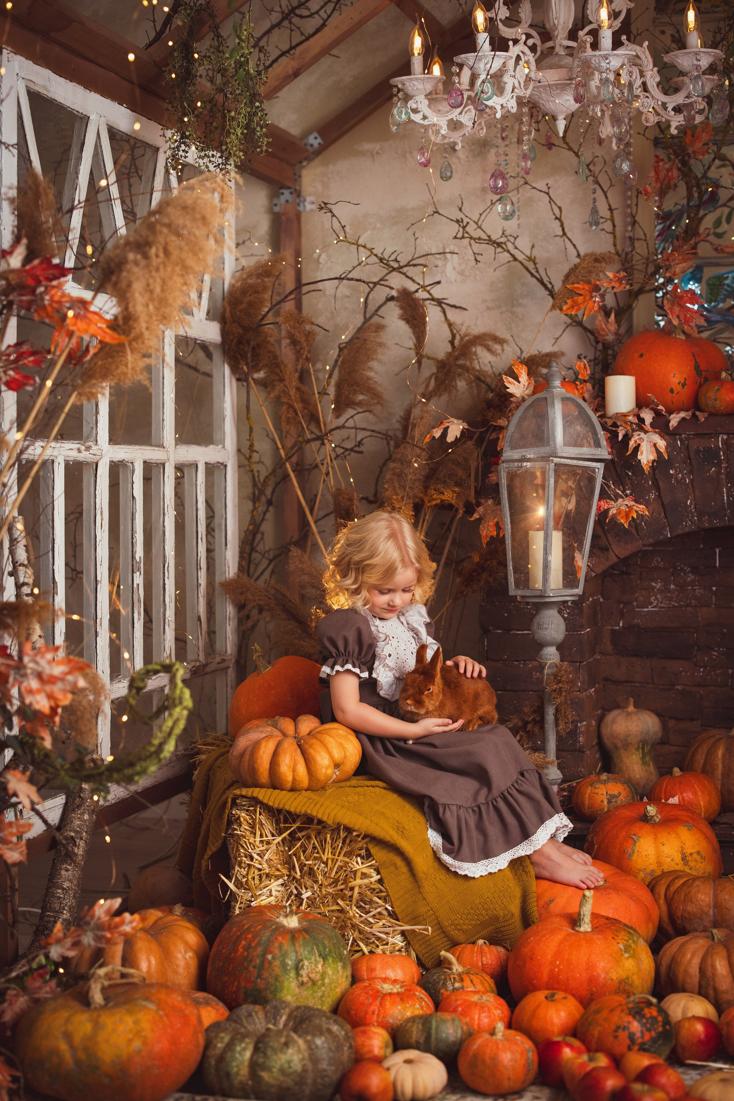 Детская осенняя фотосессия в фотостудии «Авторская». Семейный и детский фотограф в Краснодаре Анна Трашкова