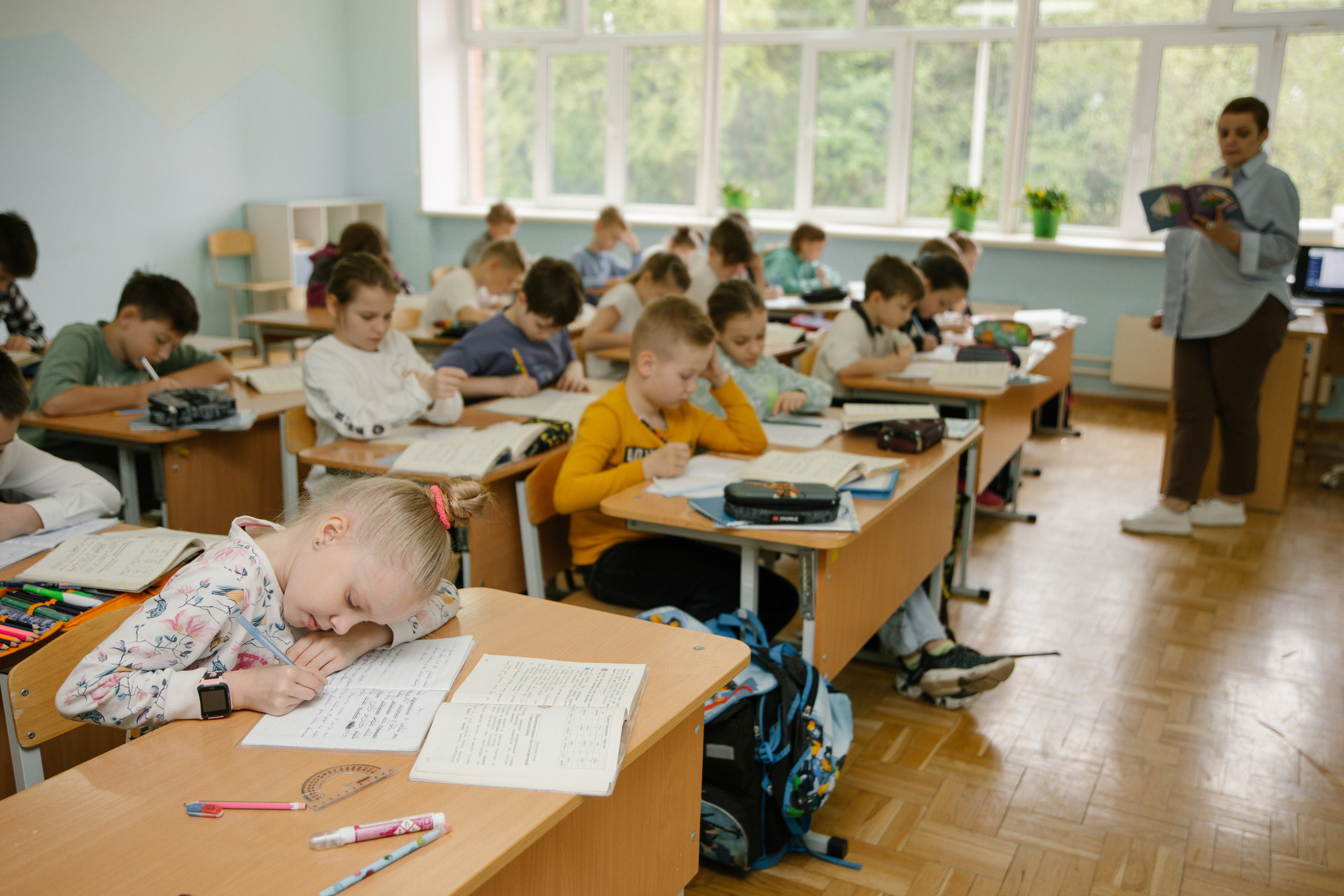 На уроке. Главная