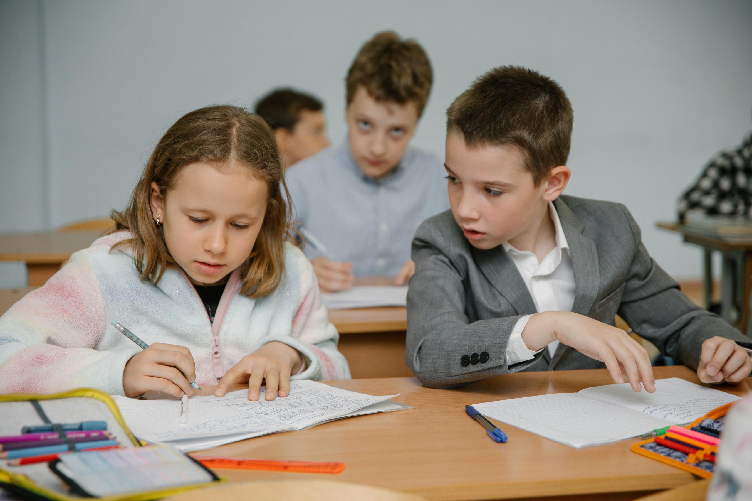 На уроке. Главная