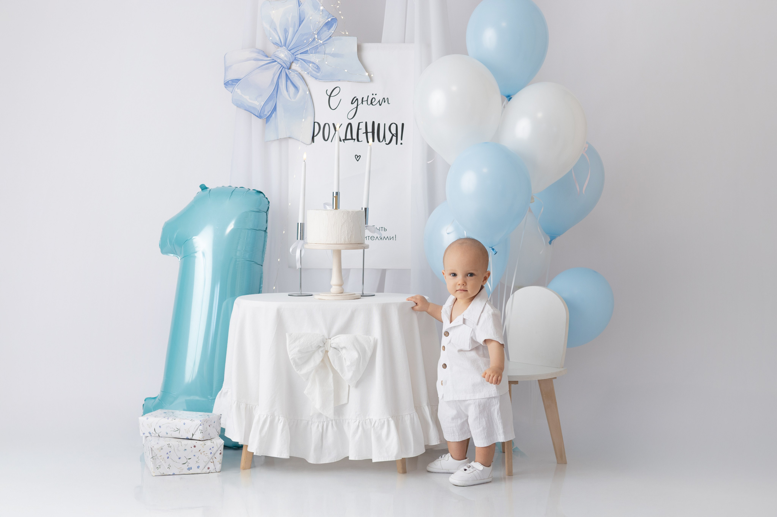 Фотосессии на Годик. Фотограф новорожденных и детей до 18 месяцев в Уфе Эльвина