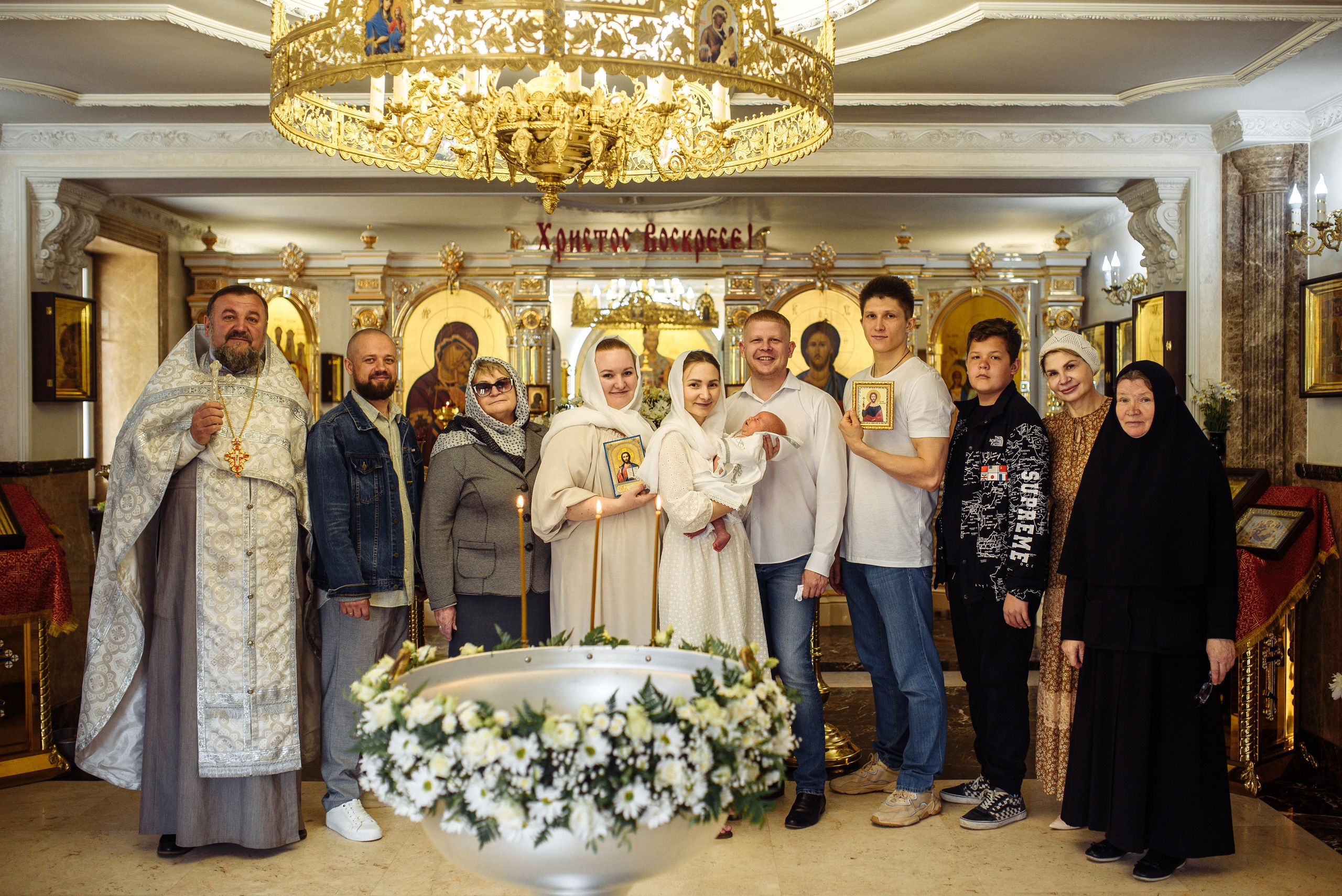 Крещение Богдана. Введенская церковь. Свадебный и семейный Фотограф в Пензе Татьяна Лапоногова