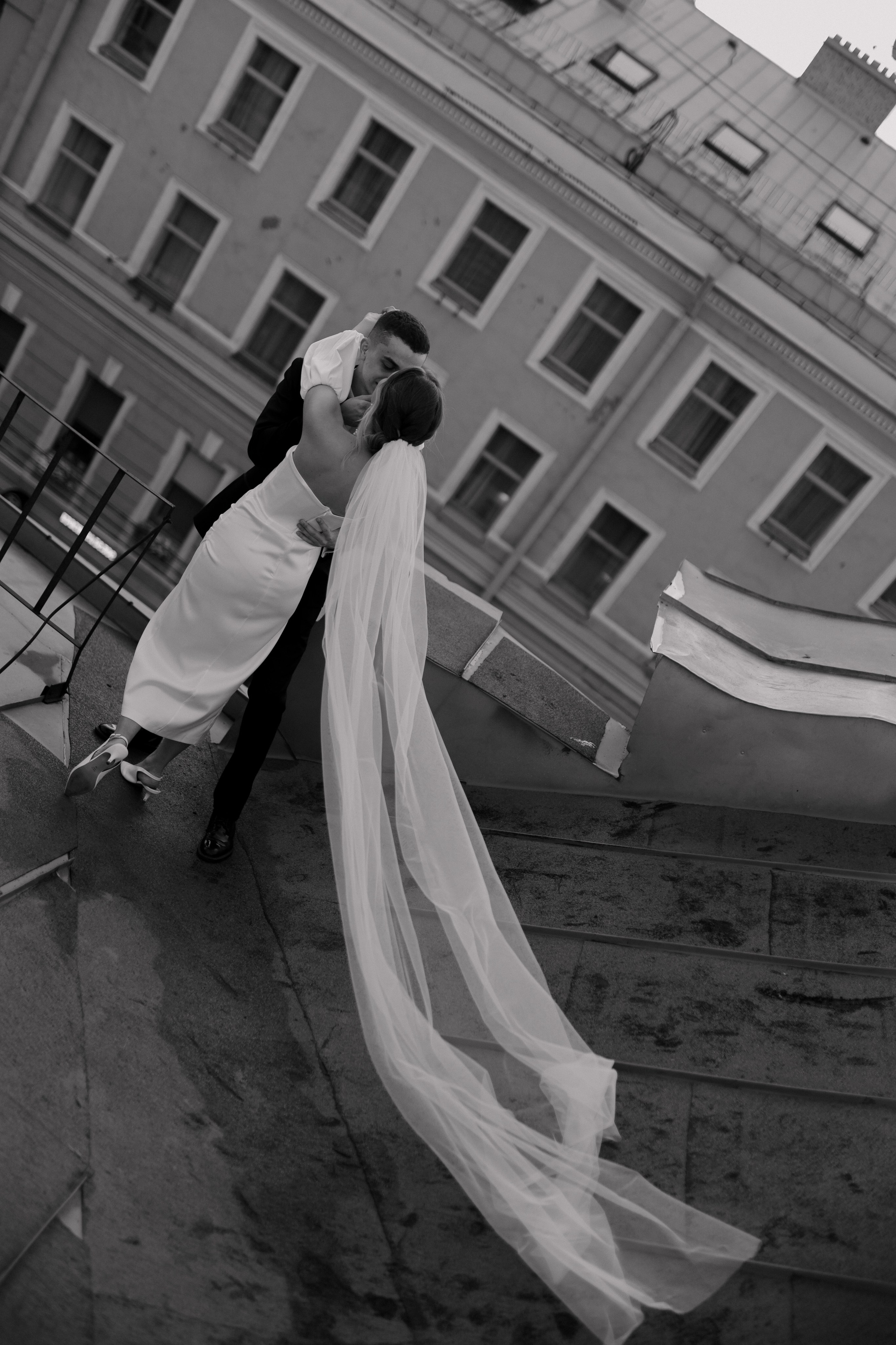 Крыши Петербурга. Свадебный фотограф в Москве и Санкт- Петербурге Алина Сараева