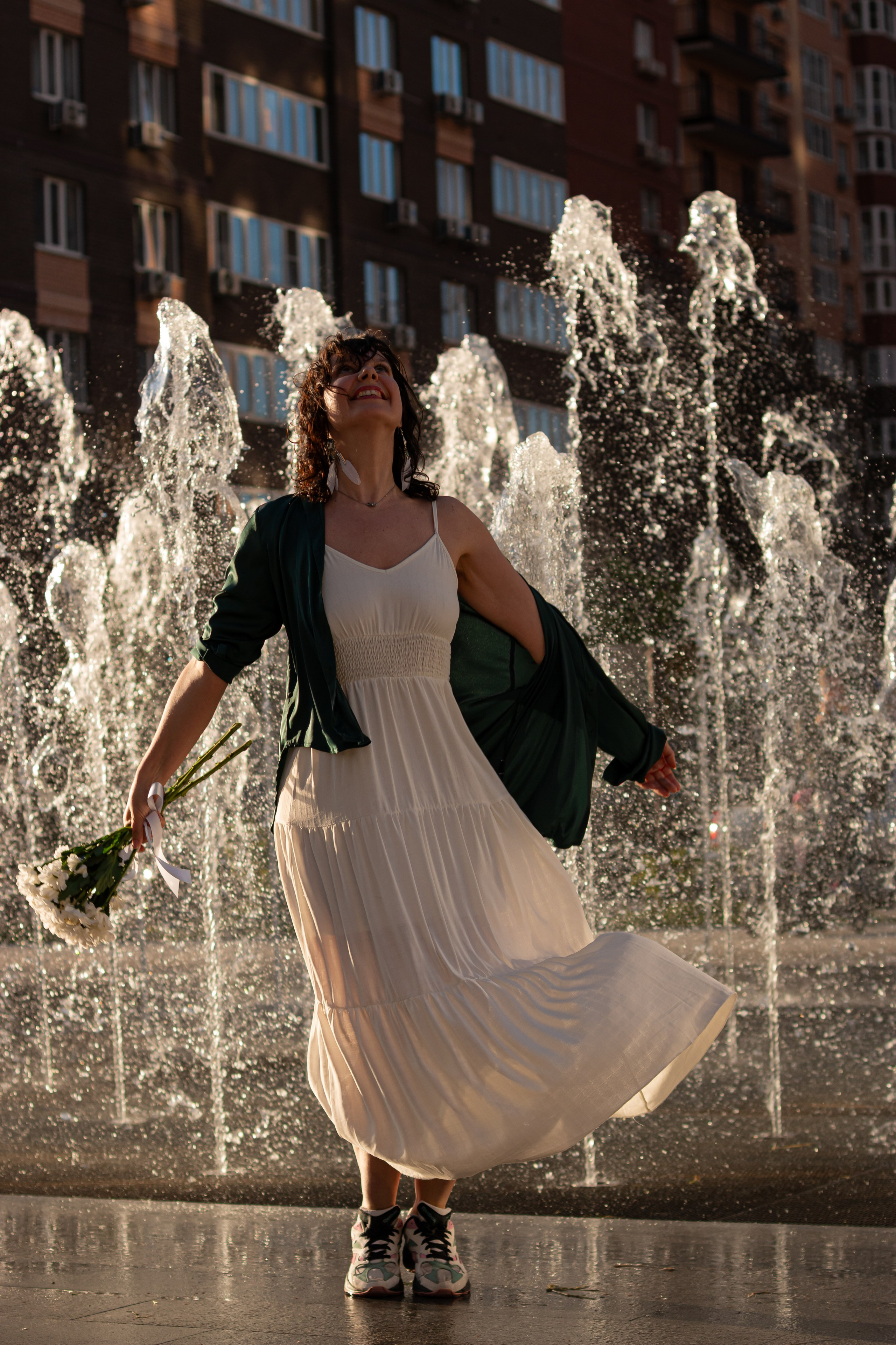 Даша. Фото-прогулка у фонтана. Анна Беликова — Семейный и портретный фотограф Ростов-на-Дону