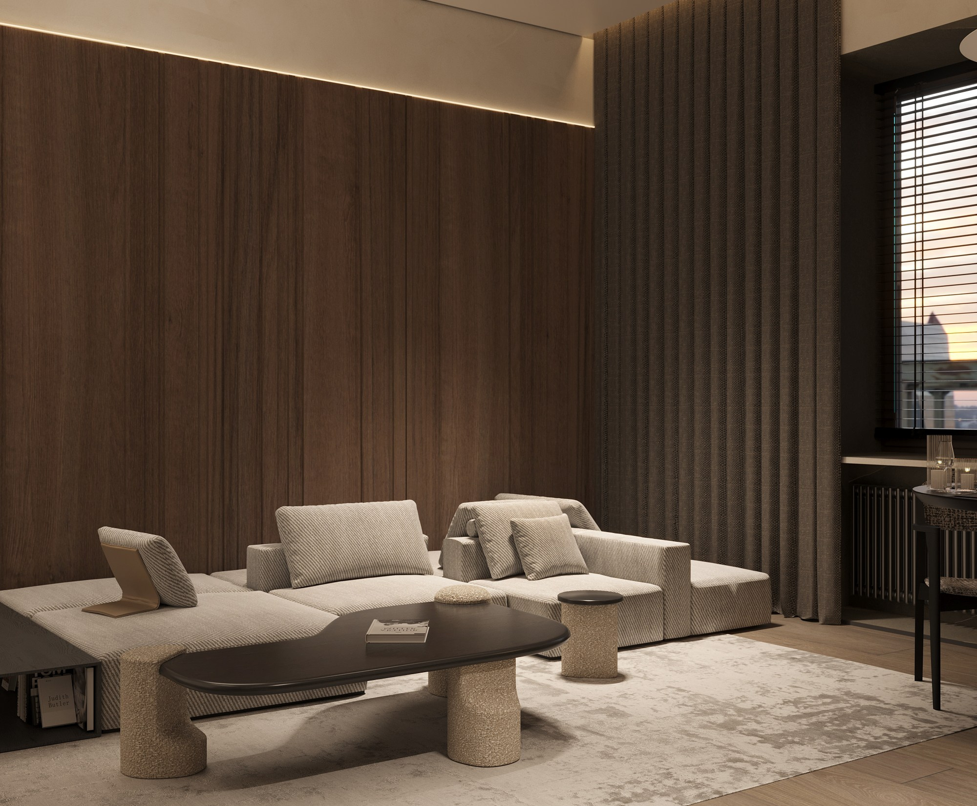 Patriarch Ponds Apartment. Алла Нечаева|Интерьерная визуализация