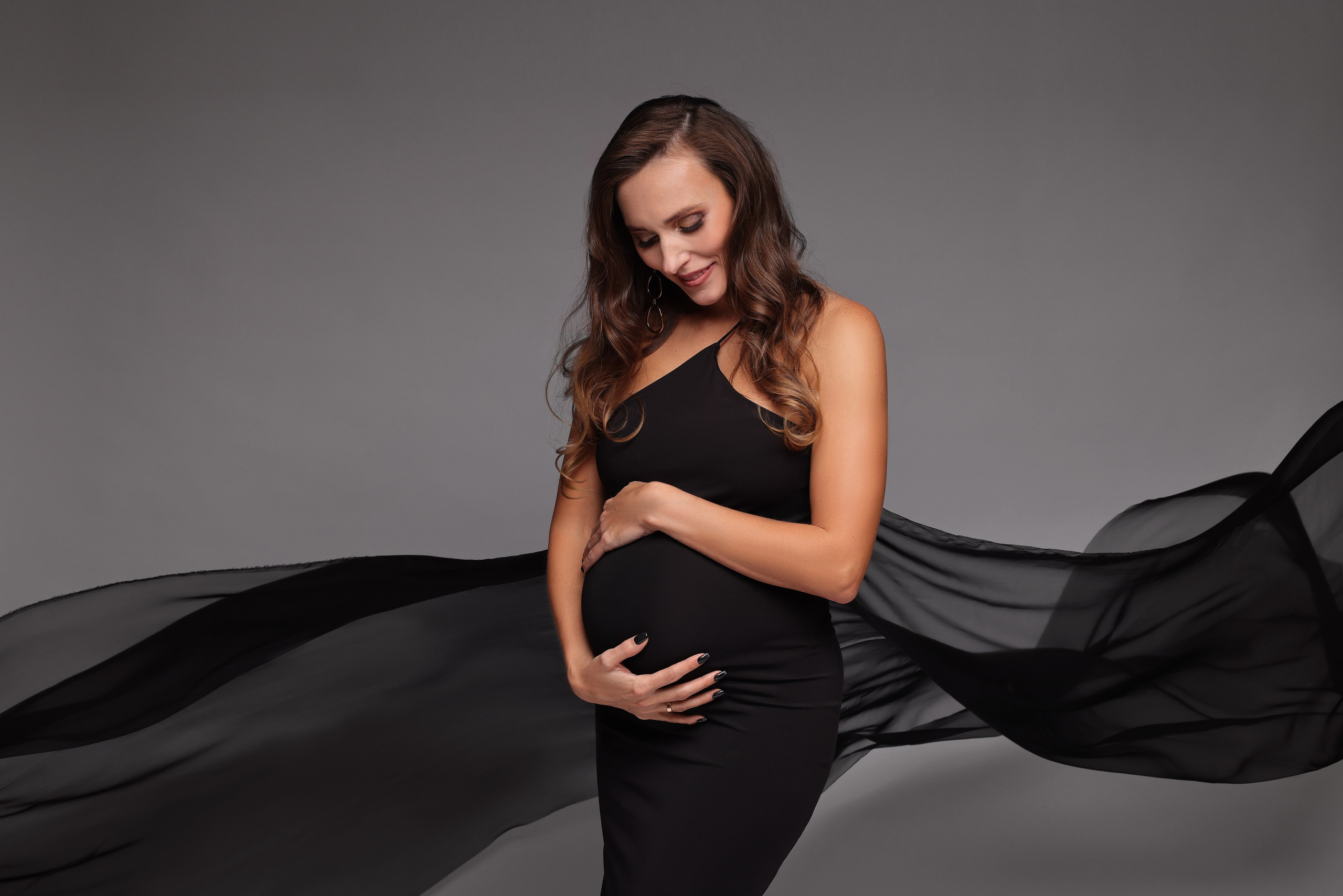 Ткани: драпировка (фатин, органза, сетка). Фотограф новорожденных и беременности в Ижевске Светлана Рожкова