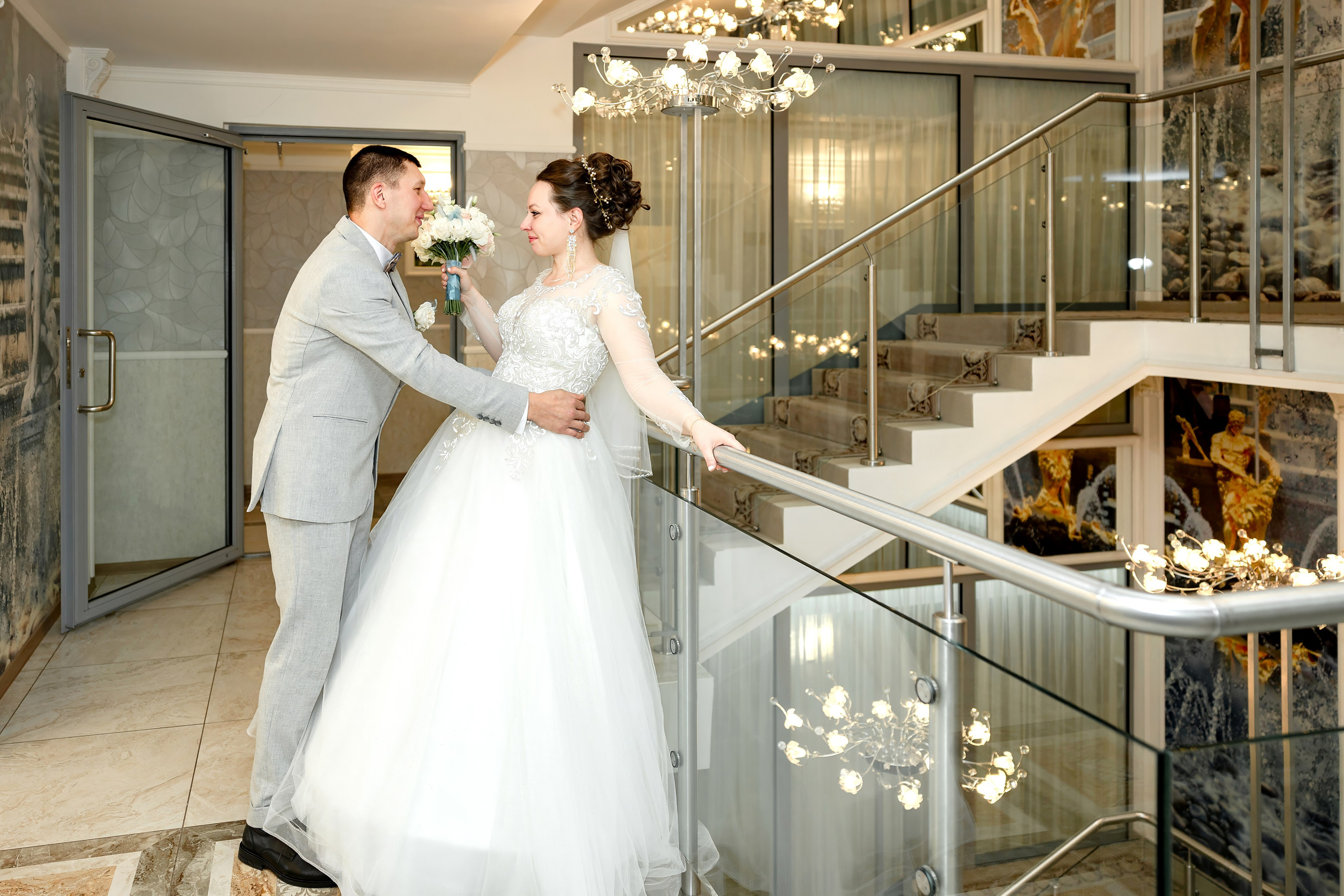 Зимняя свадьба Петергоф. Фотограф в Санкт-Петербурге Знаменская Ирина