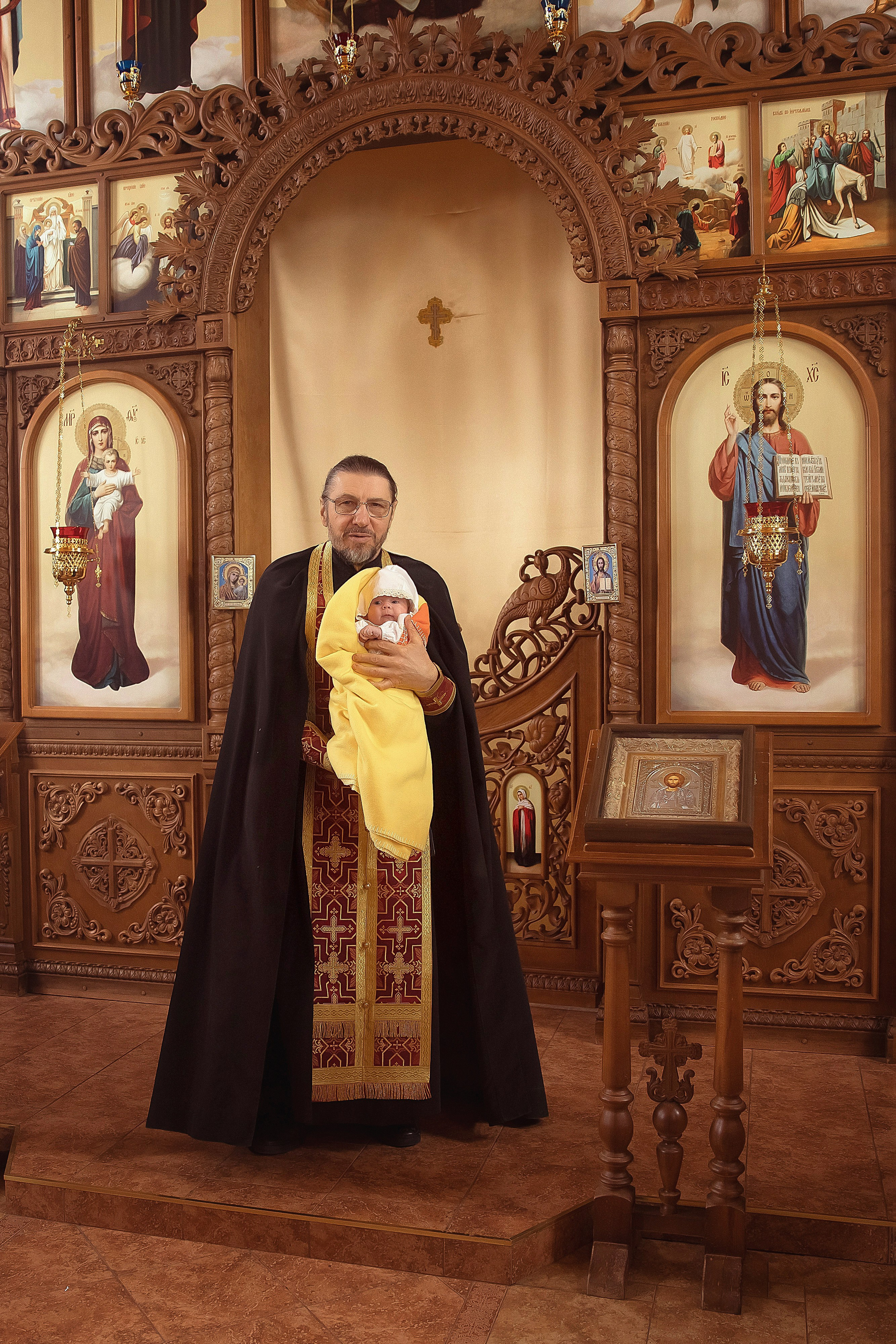 Крещение Евы храм Серафима Саровского. Фотограф на крещение и венчание