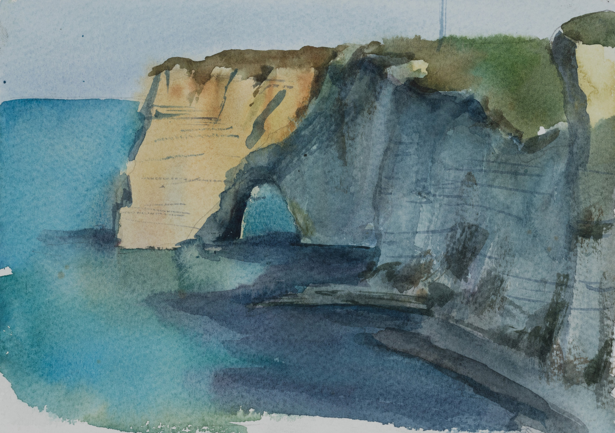 "Этрета" 15х 25см. 2017г.