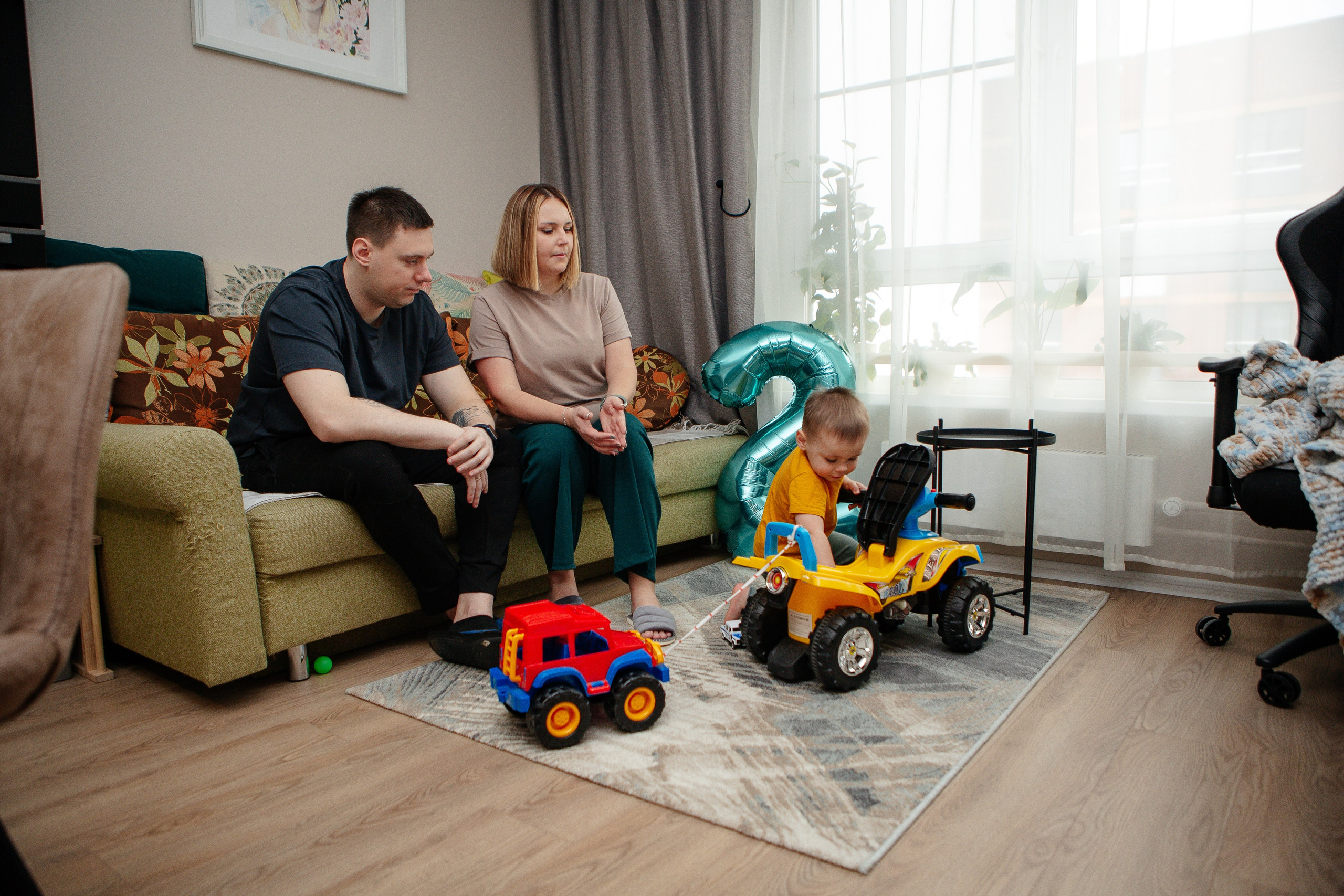 Роман и его семья. Семейный и детский фотограф в Москве Александра Мак