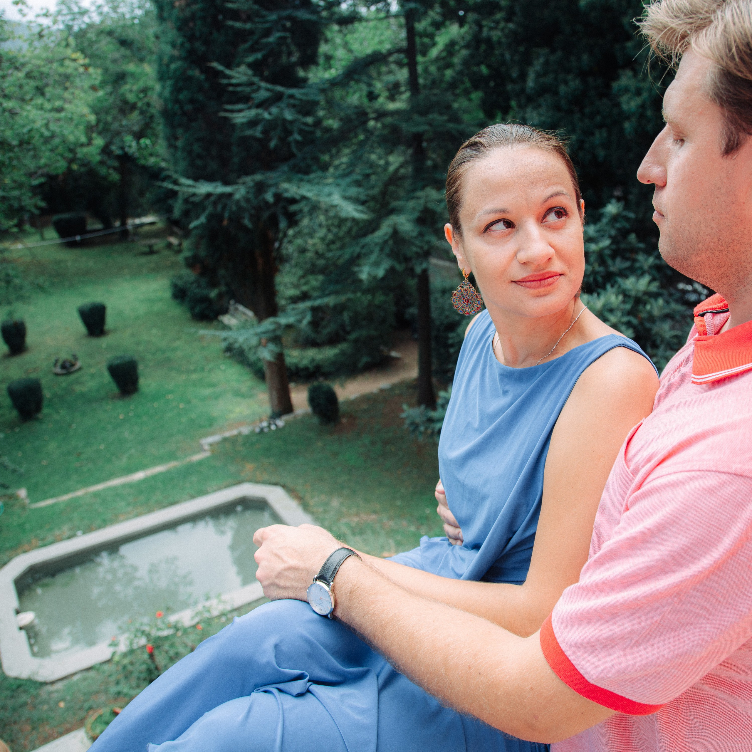 Фотосессия Дениса и Ирины на вилле в Греции. Фотограф — Евгений Свистков