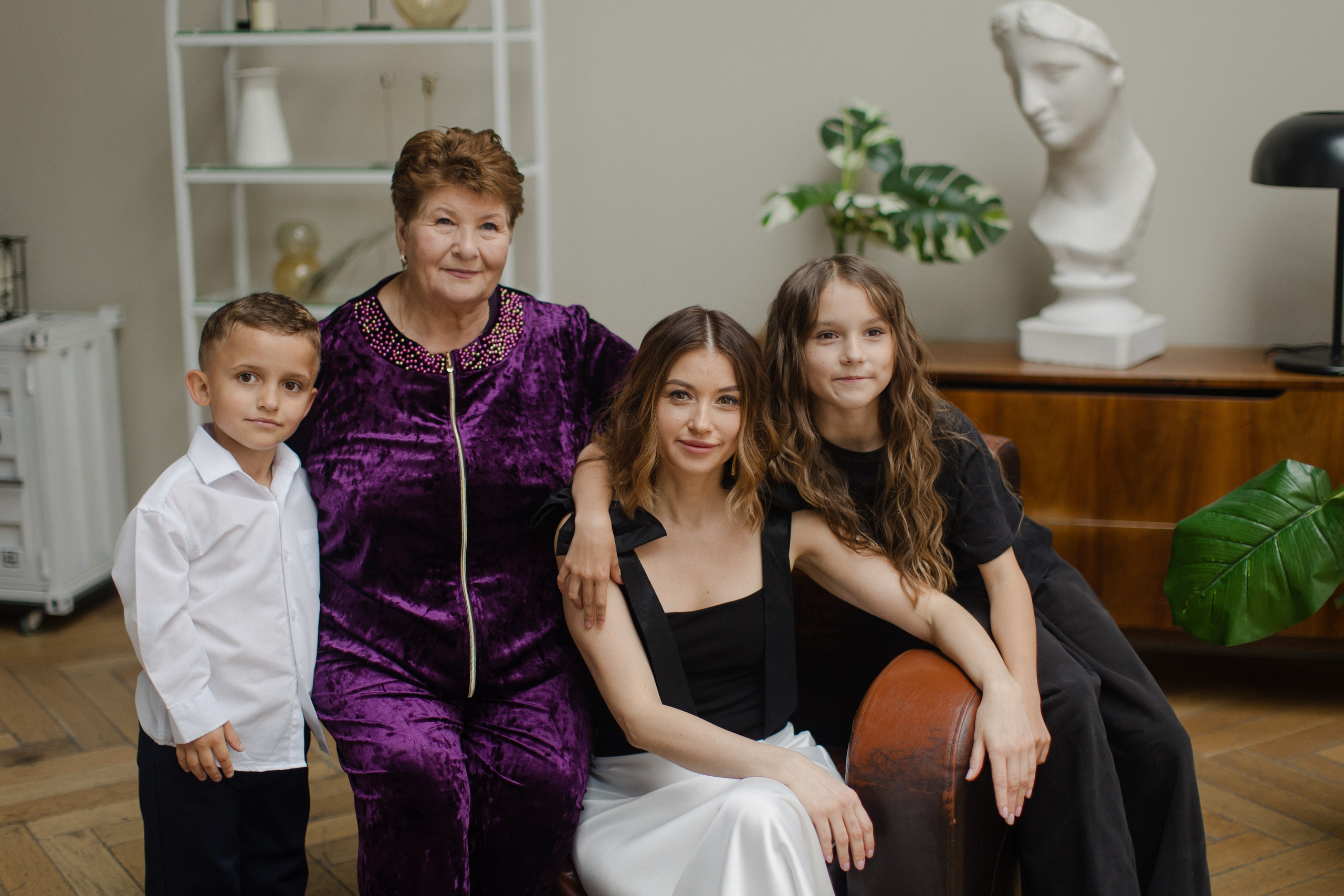 Катя с семьей. Семейный и детский фотограф в Москве Кузьмина Мария