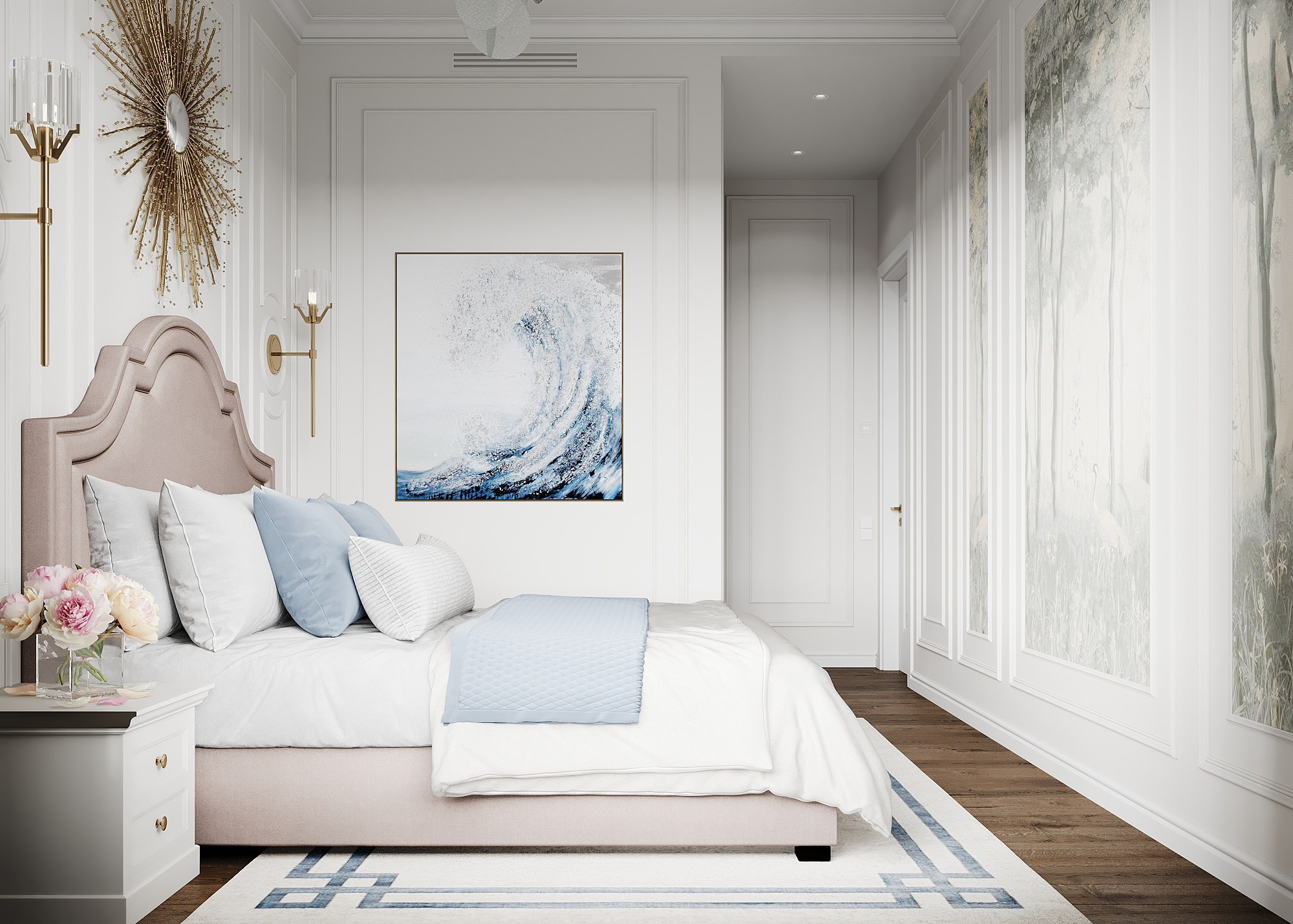 RESIDENCE WEST GARDEN, MOSCA. Irina Balykina — Interior 3D Visualisation