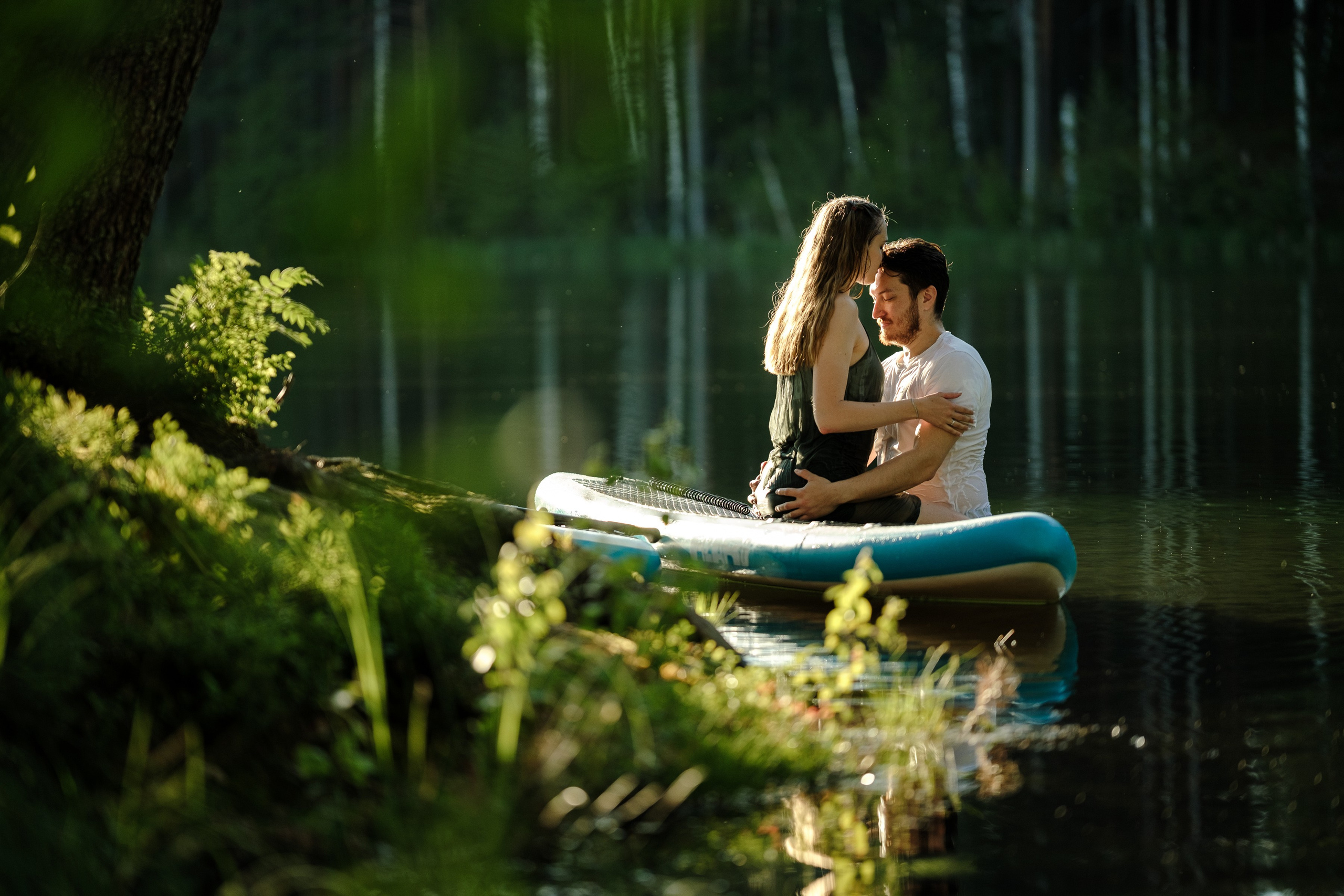 Петя и Лина, на сапах. Интерьерный фотограф и видеограф в Санкт-Петербурге Вадим Балбашевский