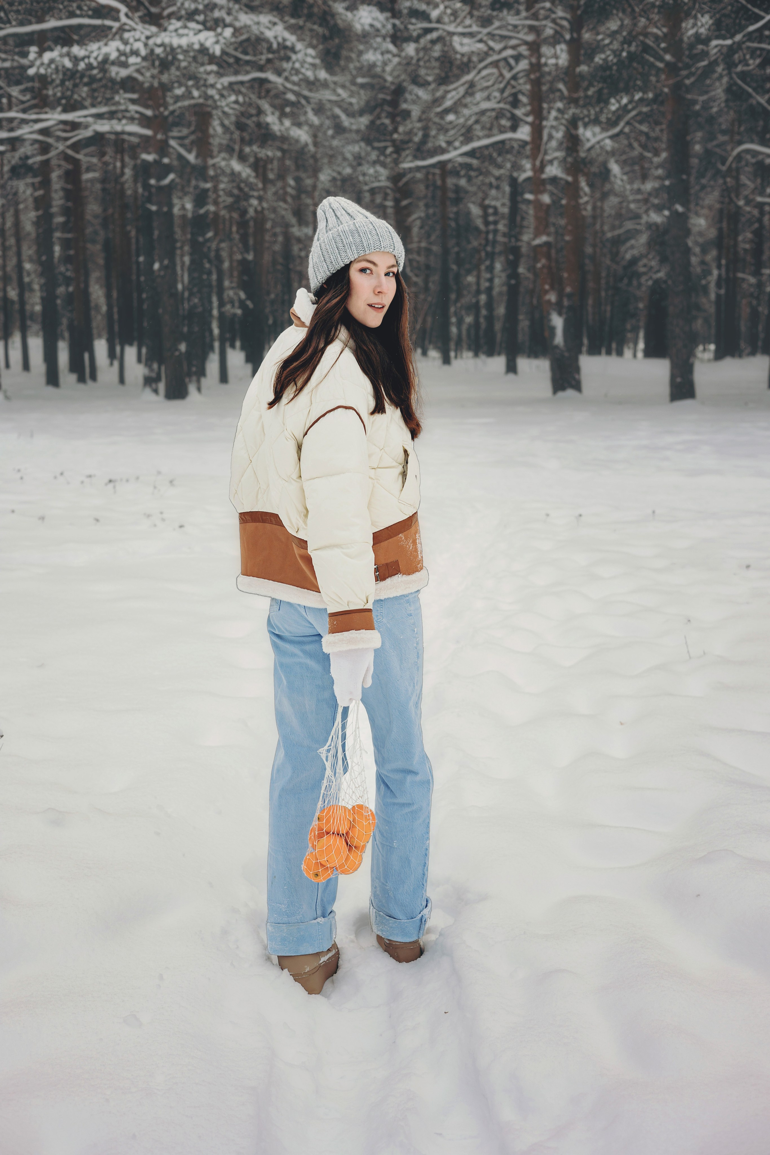 Зимняя прогулка в лесу. Семейный и женский фотограф во Владимире Анастасия Грушина