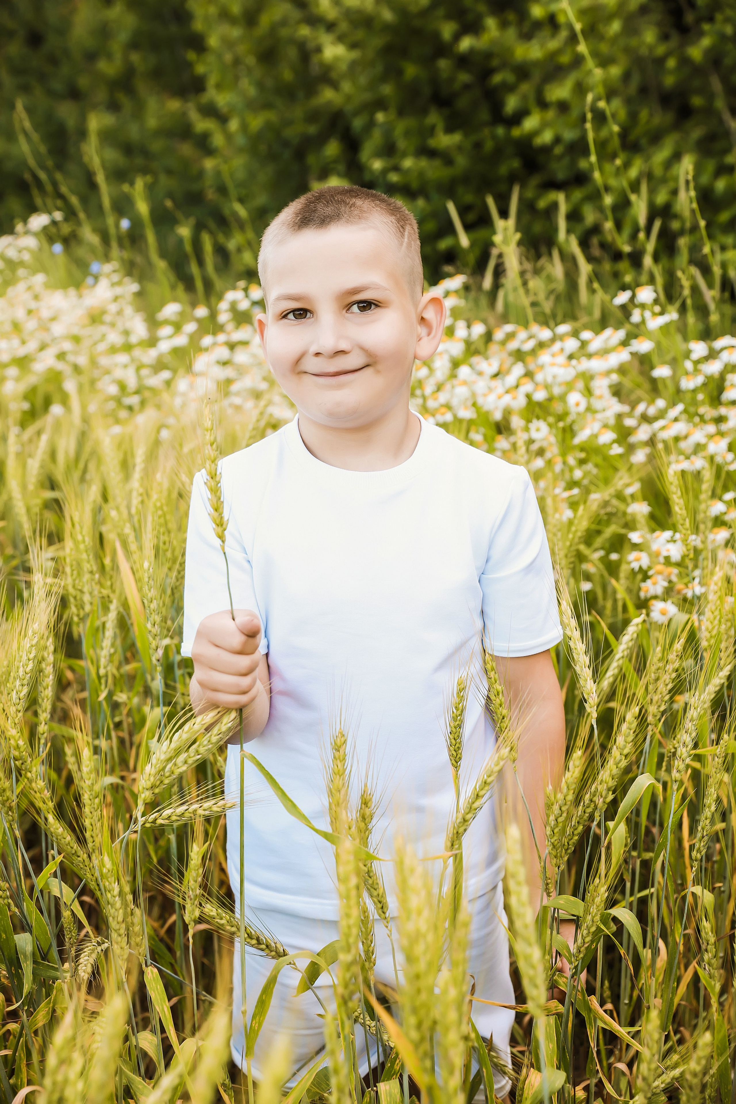 Семейная в колосках. Школьный и детский фотограф Старожилово