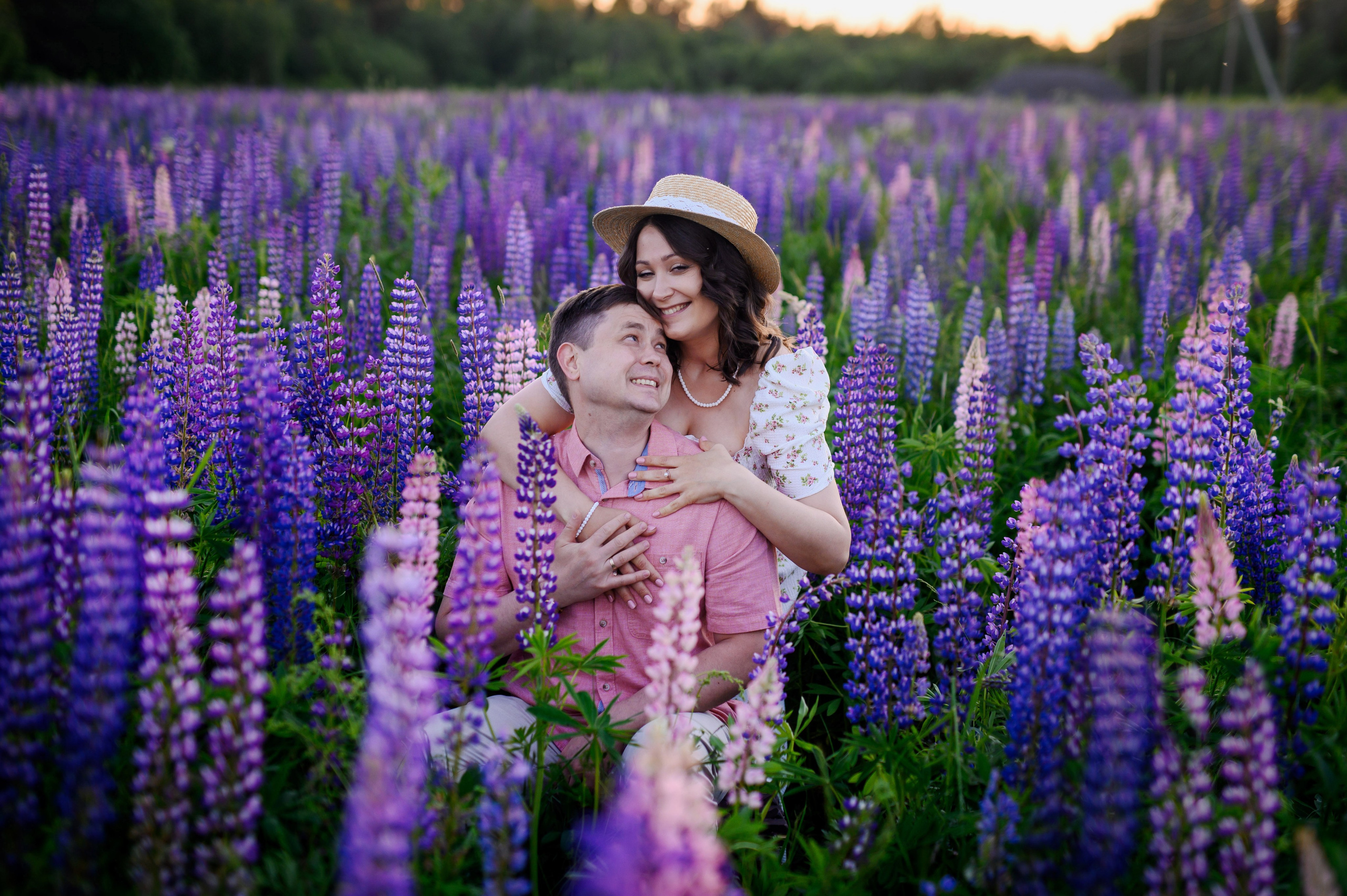 Люпиновое счастье. Портретный, семейный и свадебный фотограф в Санкт-Петербурге и в Пушкине Ширяев Денис
