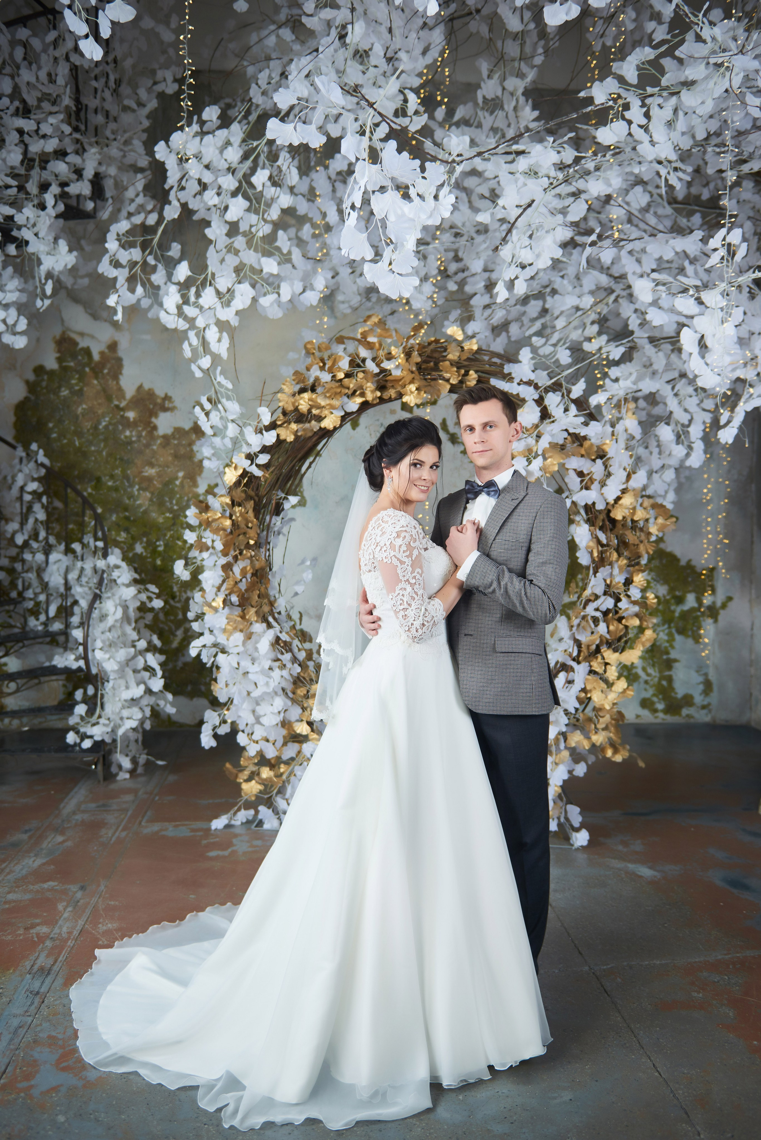 Наталия и Дмитрий (фотосессия в студии). Портретный, семейный и свадебный фотограф в Санкт-Петербурге и в Пушкине Ширяев Денис