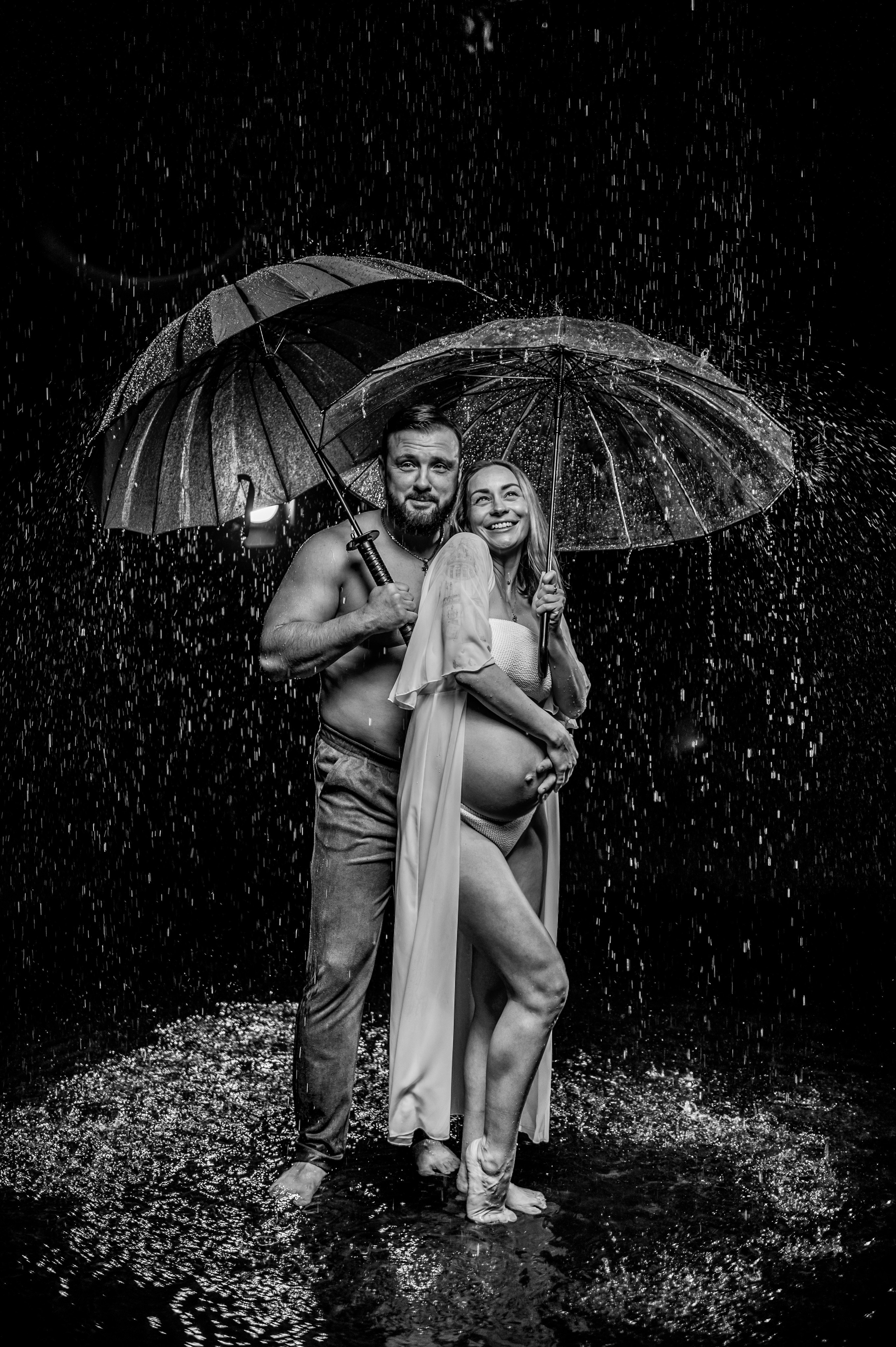 Под дождём. Портретный, семейный и свадебный фотограф в Санкт-Петербурге и в Пушкине Ширяев Денис