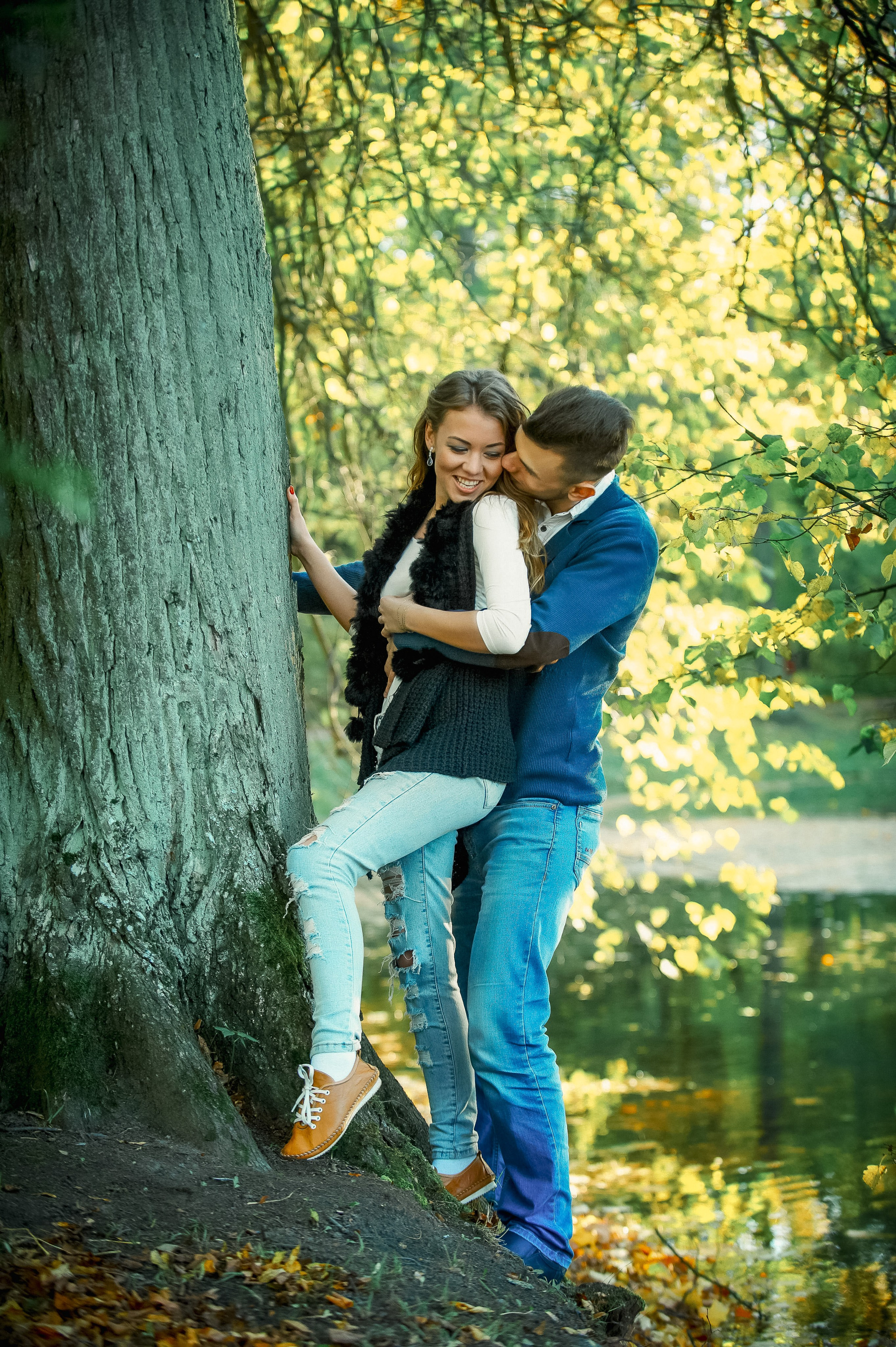 Love story в Пушкине в Екатерининском и Александровском парке. Портретный, семейный и свадебный фотограф в Санкт-Петербурге и в Пушкине Ширяев Денис