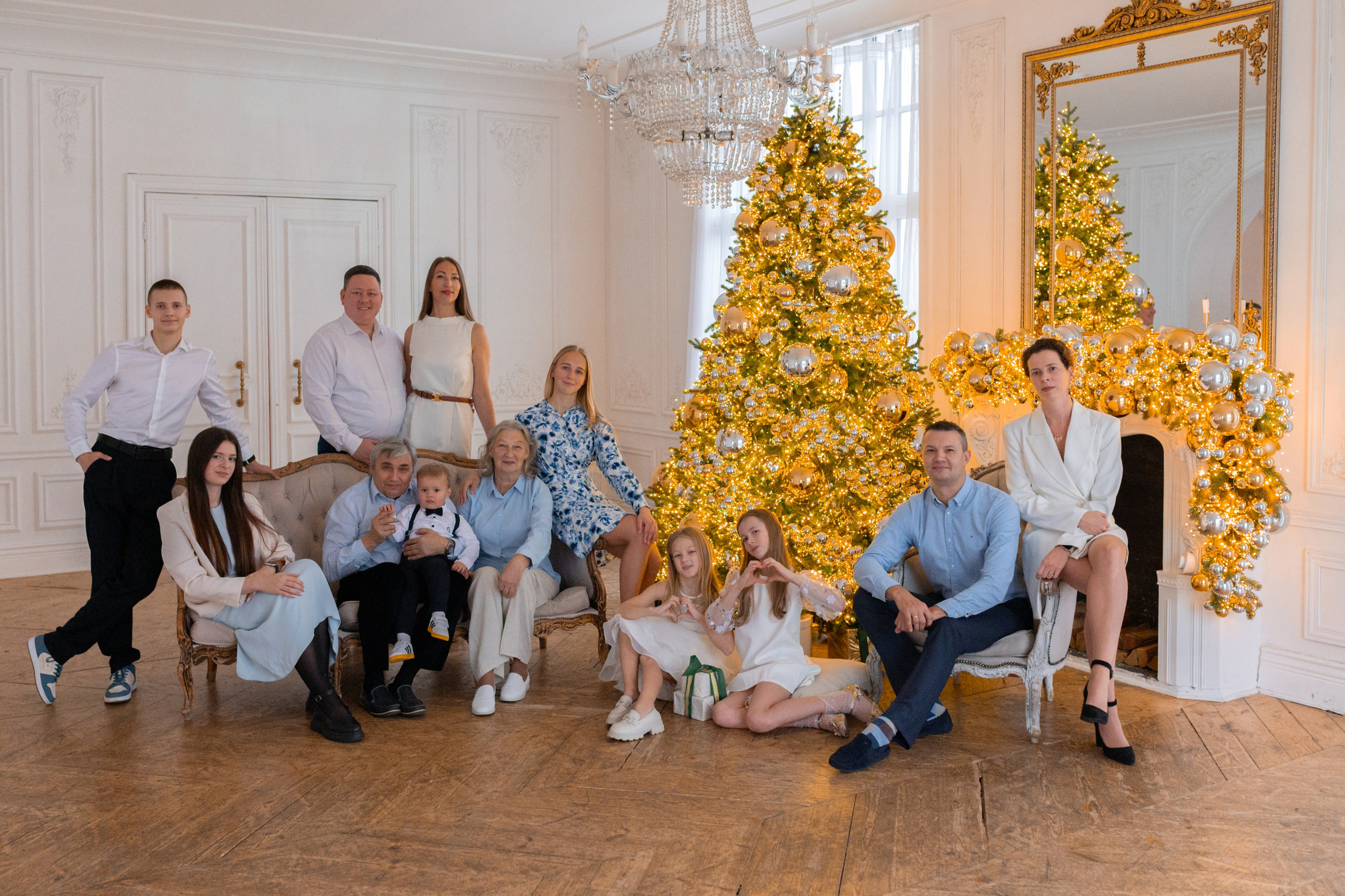 Фотосессия большой Семьи. Фотограф Юлия Кондратьева