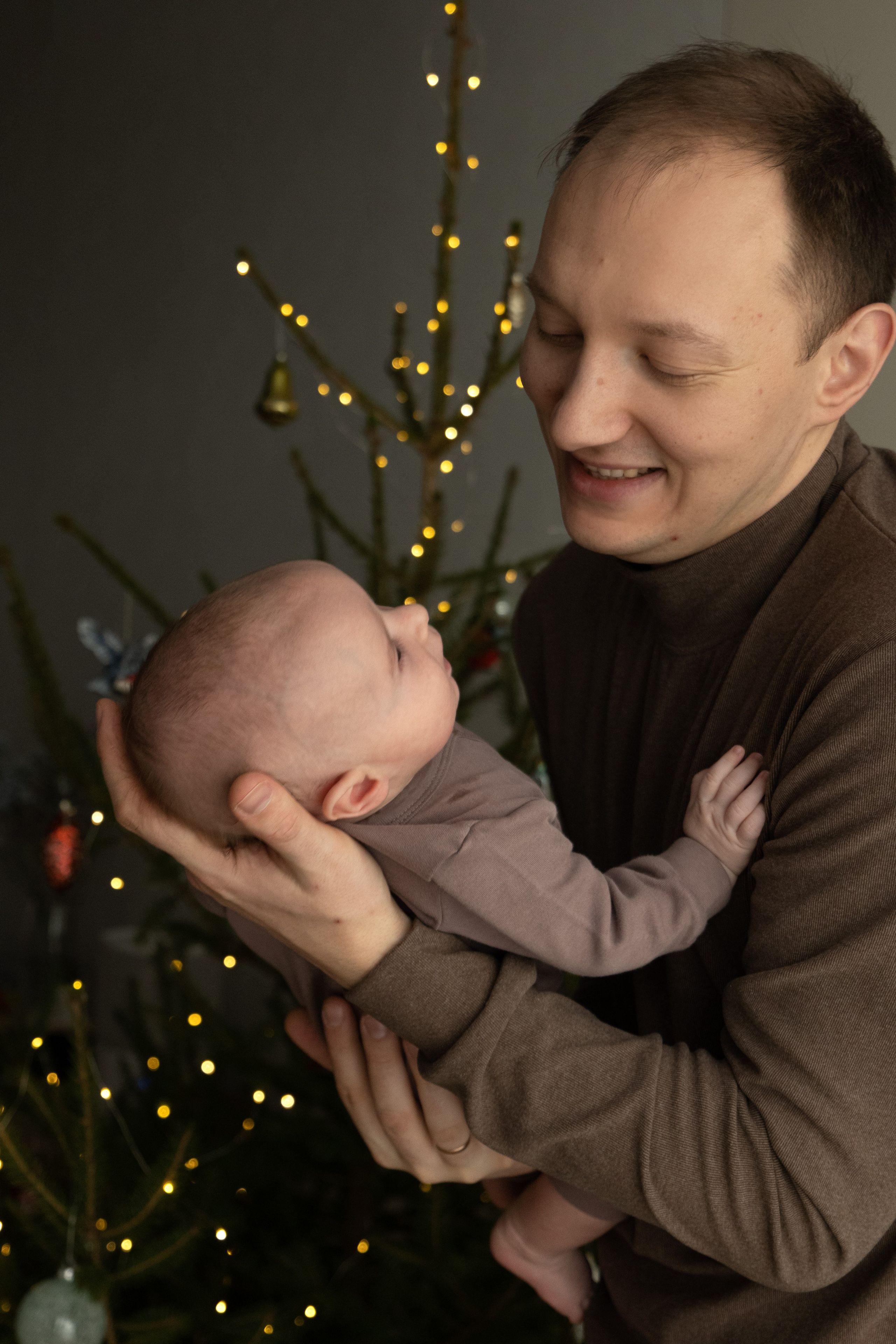 Домашняя новогодняя фотосессия с малышом. Фотограф видеограф Ольга Василевская