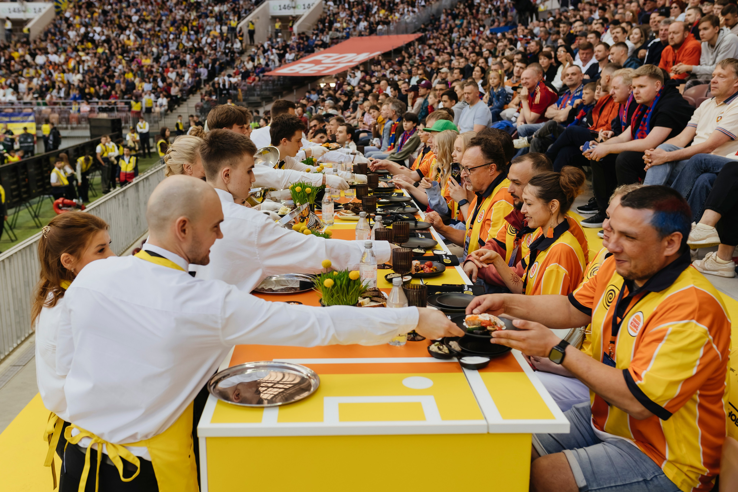 Яндекс Еда x Burger King На финале кубка России по футболу. Репортажный, event, концертный и backstage фотограф из Москвы Виталий Кривцов