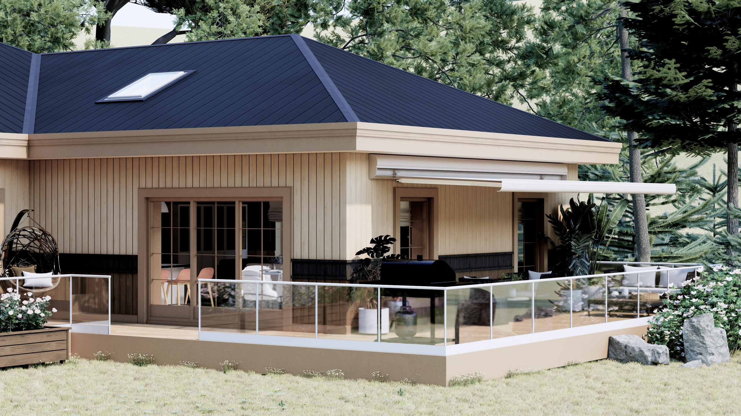 Жилой дом одноэтажный. Главная