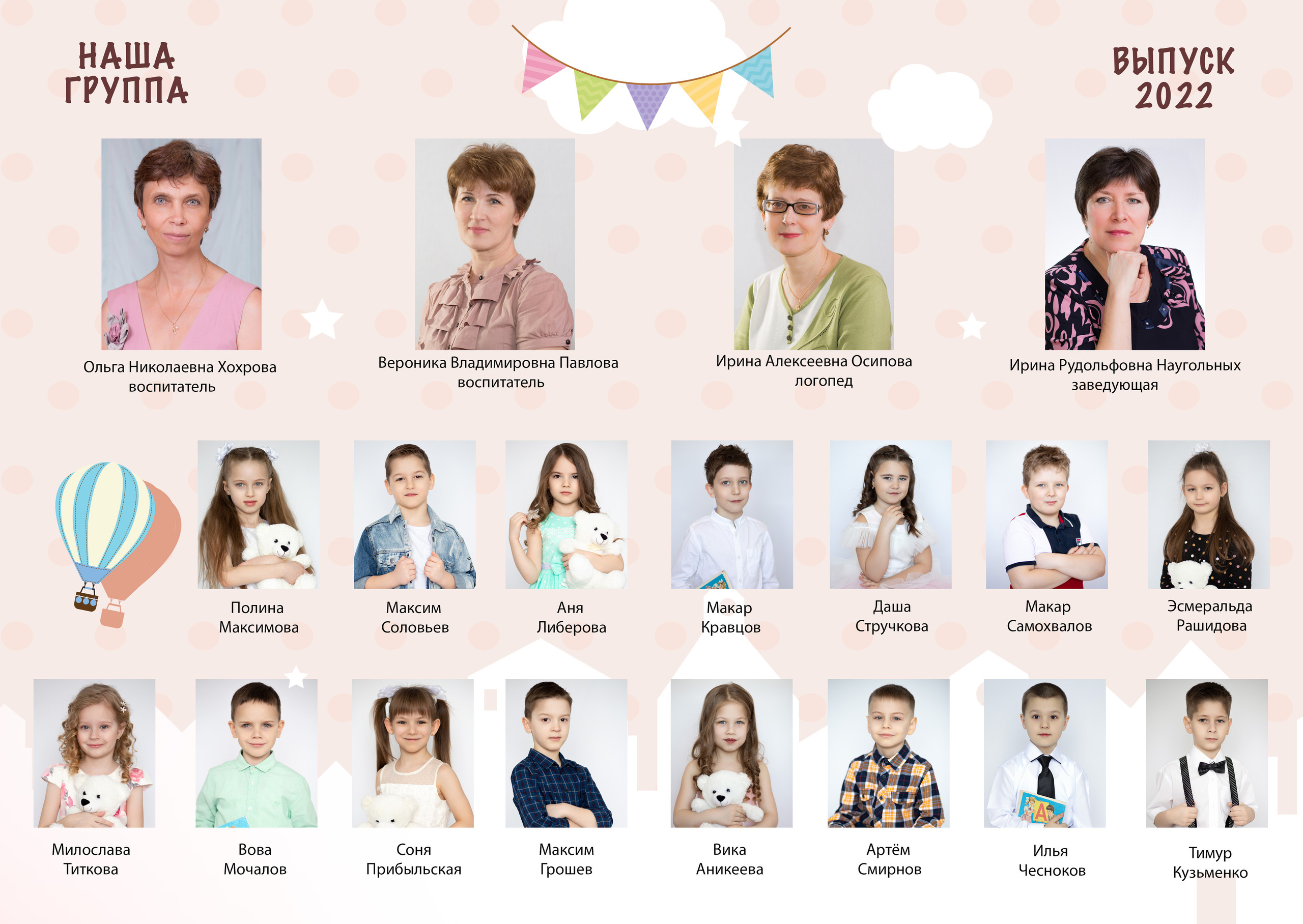 Альбом 2 разворота детский сад. Выпускные альбомы, индивидуальные фотосессии в Костроме