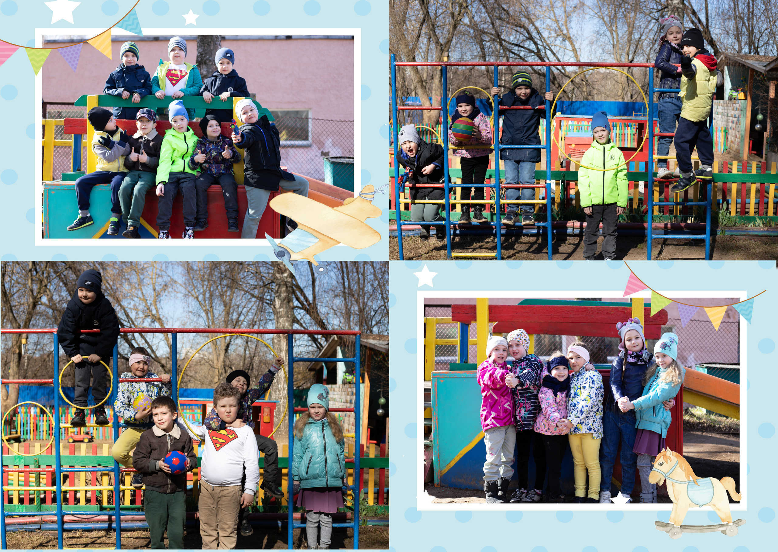 Альбом 2 разворота детский сад. Выпускные альбомы, индивидуальные фотосессии в Костроме