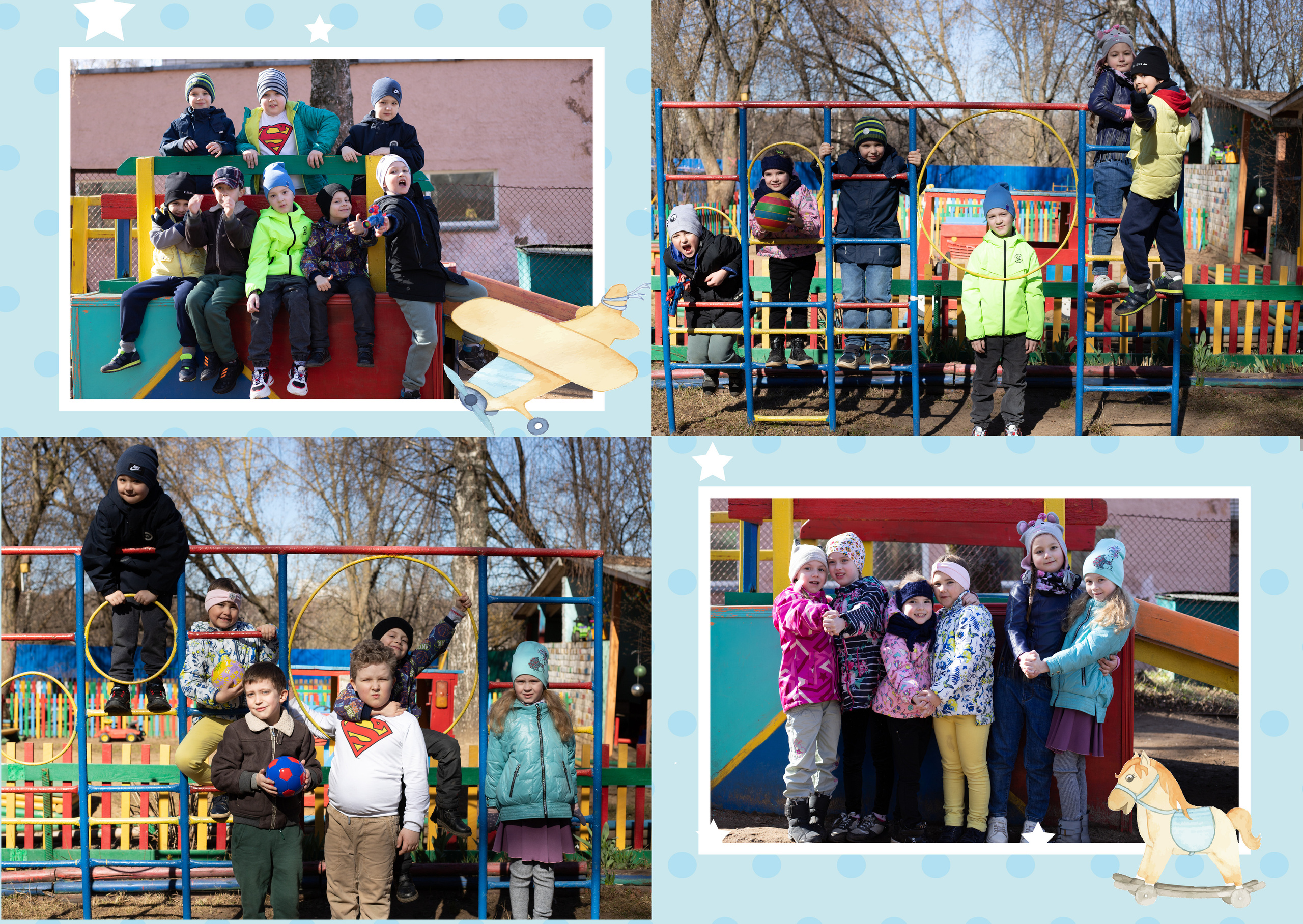 Альбом 2 разворота детский сад. Выпускные альбомы, индивидуальные фотосессии в Костроме