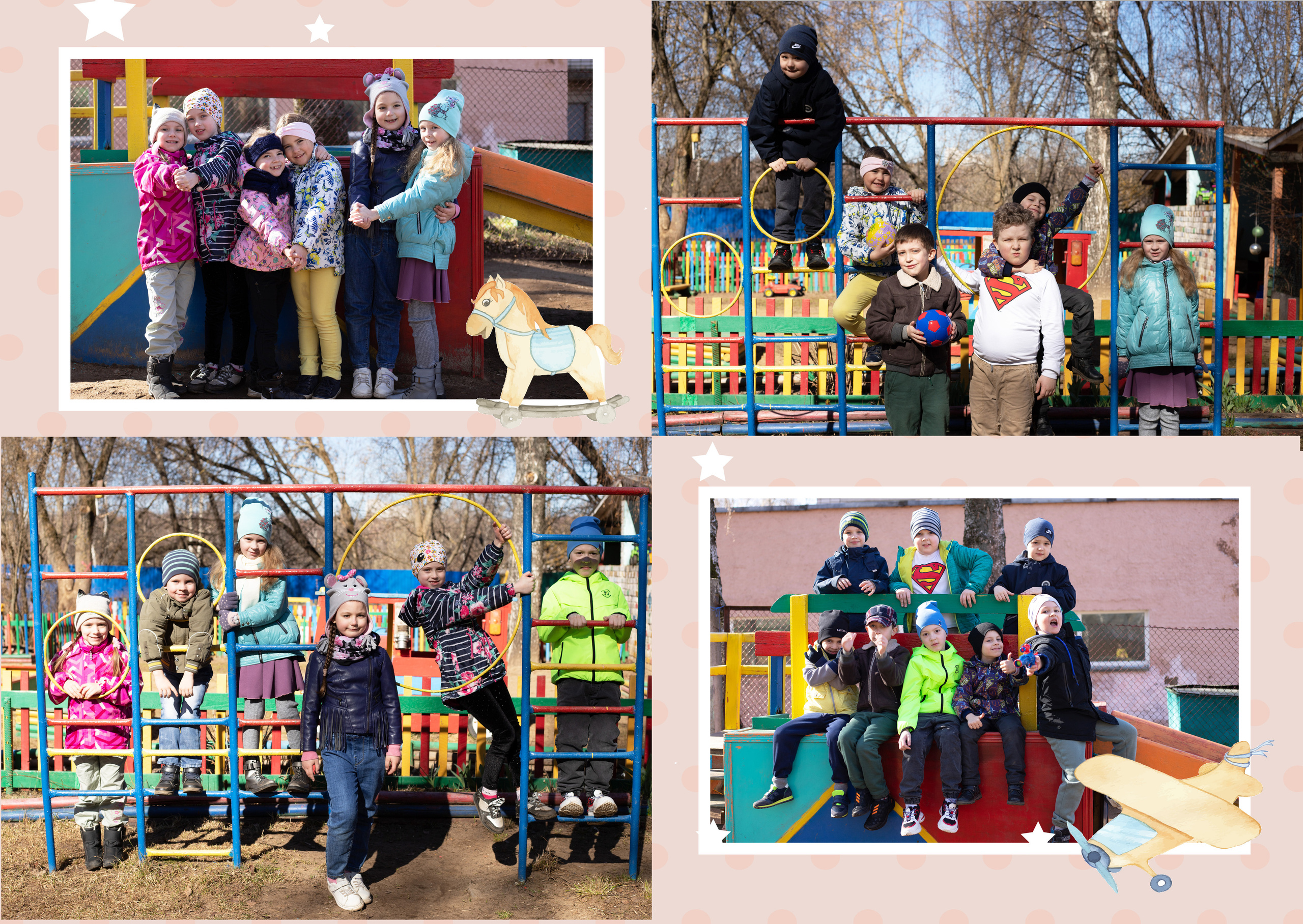 Альбом 2 разворота детский сад. Выпускные альбомы, индивидуальные фотосессии в Костроме