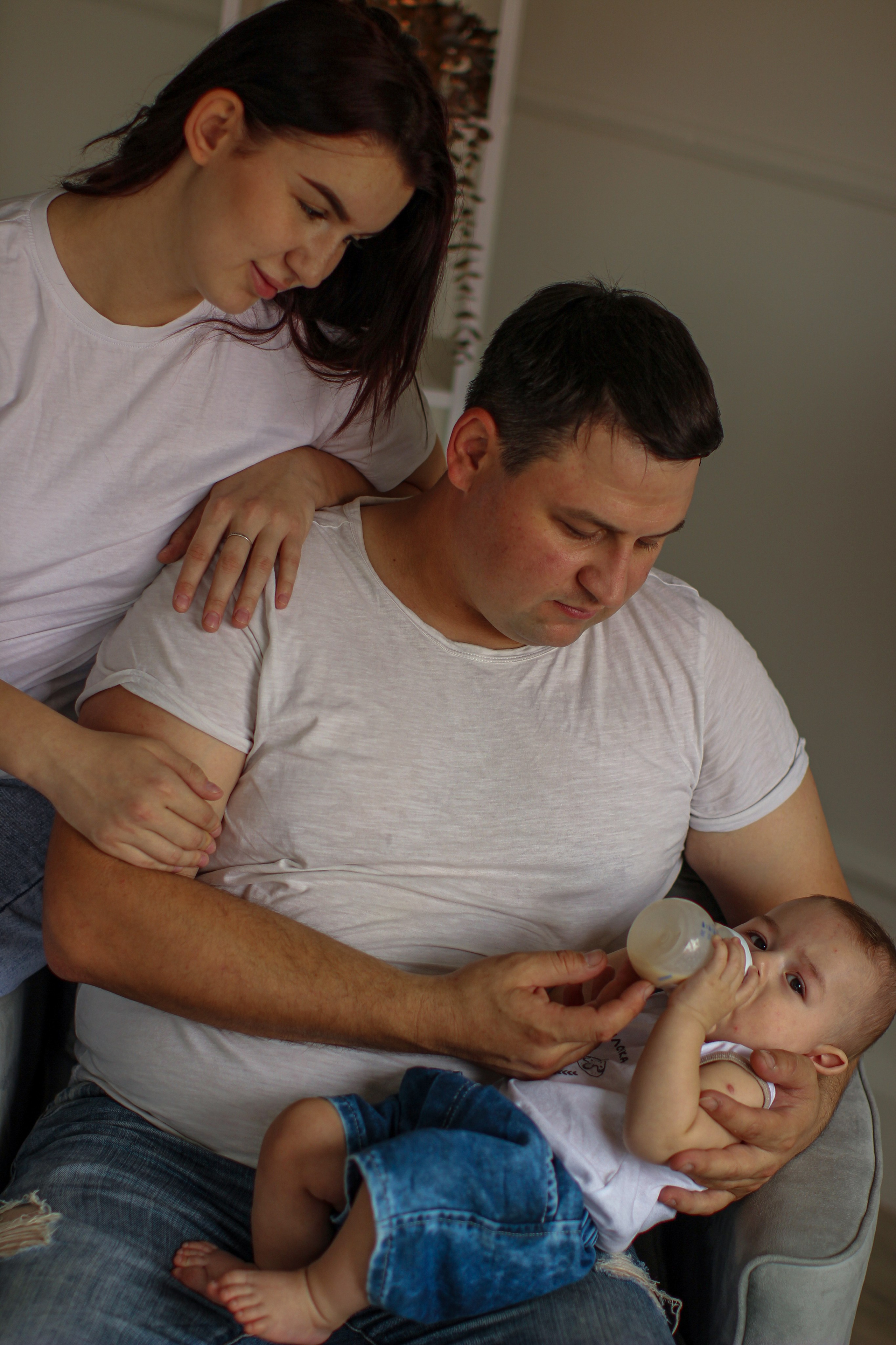 Роман, Елена и Матвей. Семейный и детский newborn фотограф в Ростове-на-Дону Наталья Лебедева